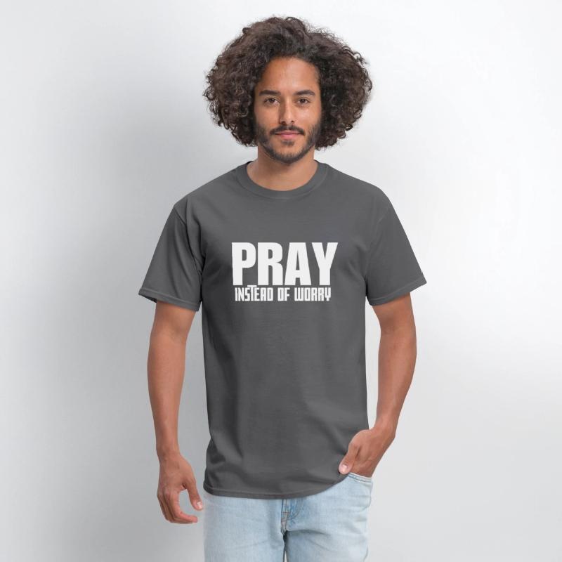 Pray Instead Of Worry Inspirational Quote