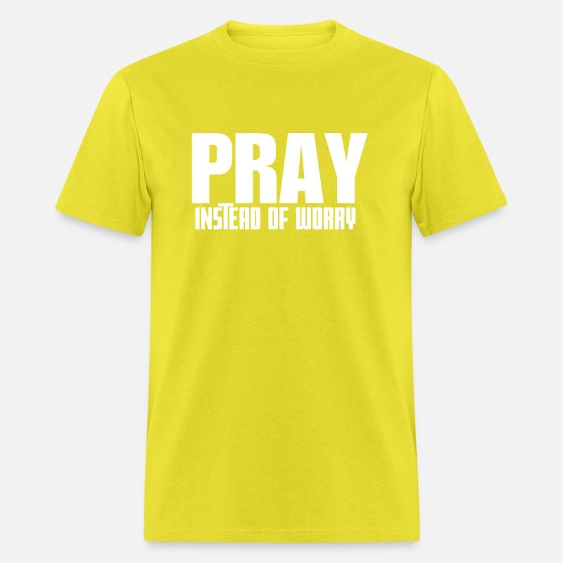 Pray Instead Of Worry Inspirational Quote