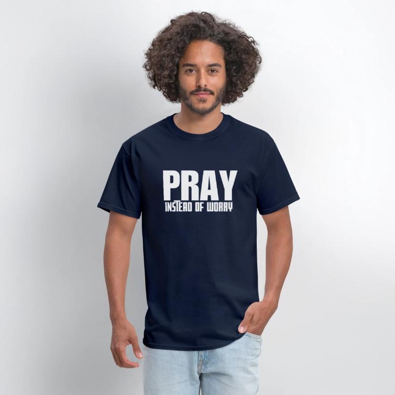 Pray Instead Of Worry Inspirational Quote