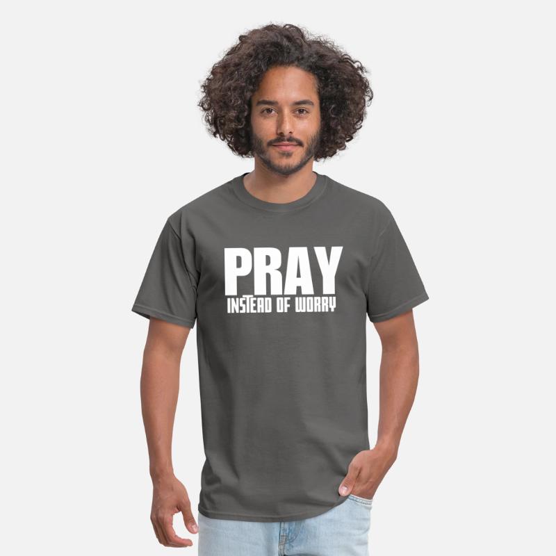 Pray Instead Of Worry Inspirational Quote