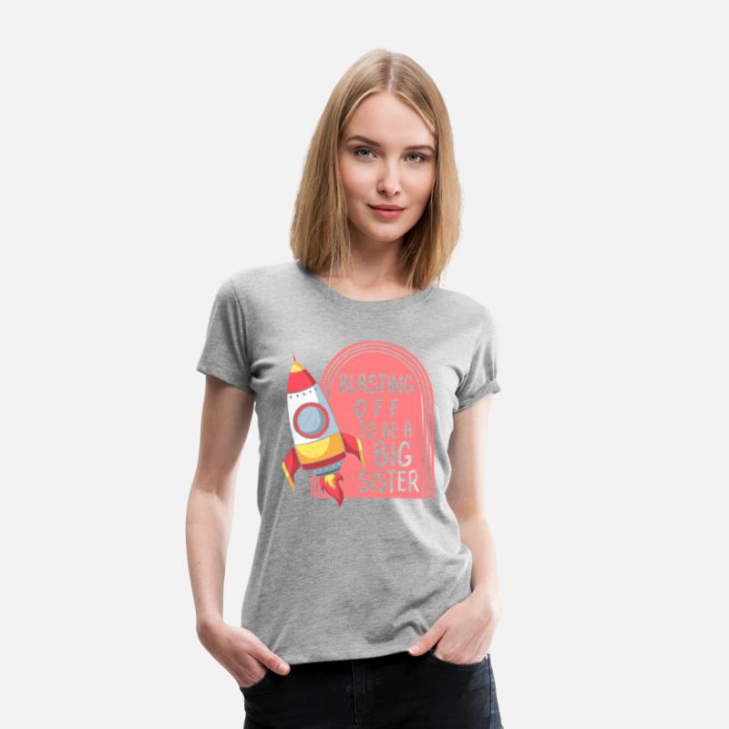 Pregnancy Shirt, Blasting Off To Be A Big Sister