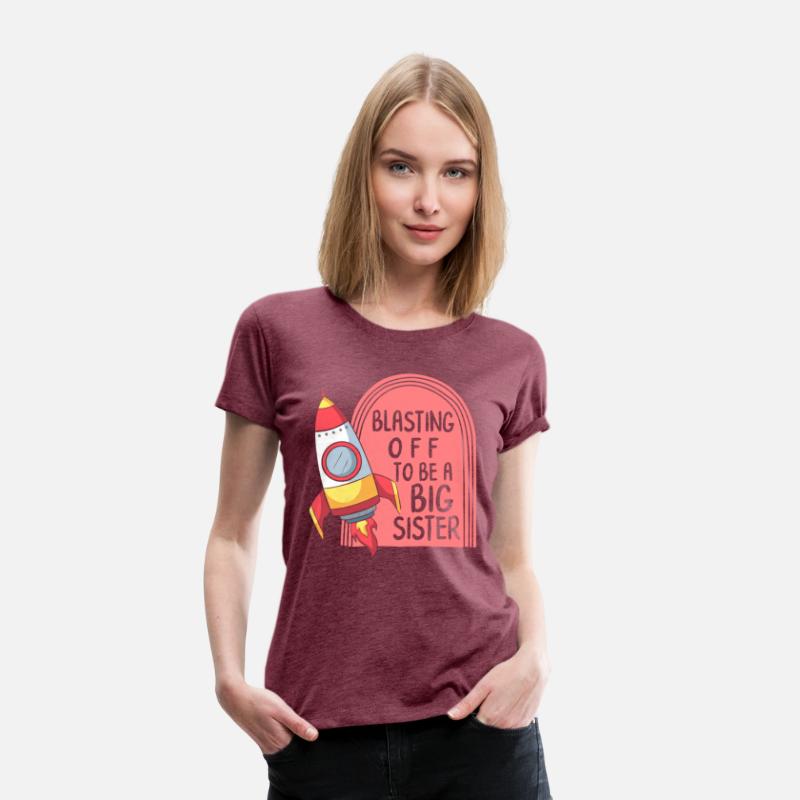 Pregnancy Shirt, Blasting Off To Be A Big Sister