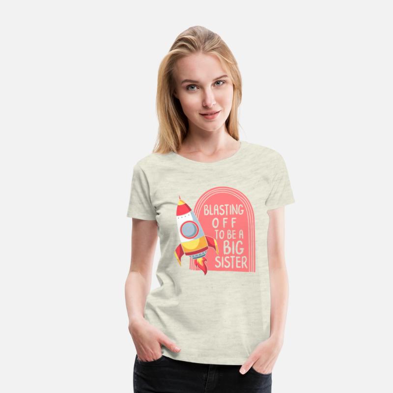 Pregnancy Shirt, Blasting Off To Be A Big Sister