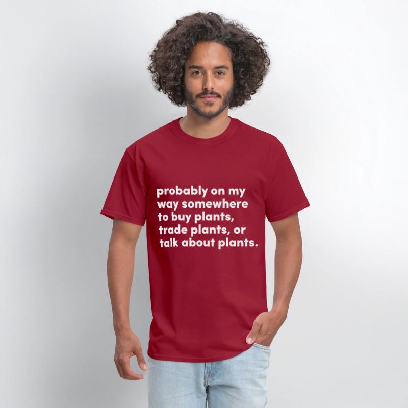 probably on my way somewhere to buy plants trade p