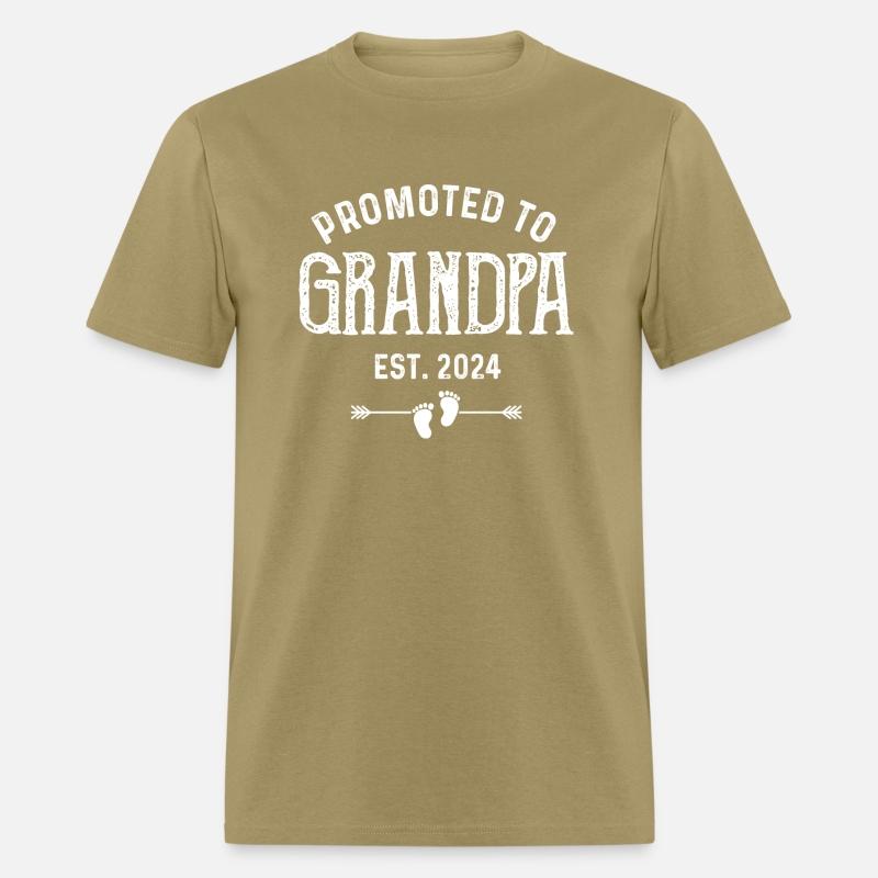 Promoted To Grandpa 2024 shirt