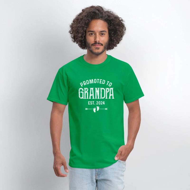 Promoted To Grandpa 2024 shirt
