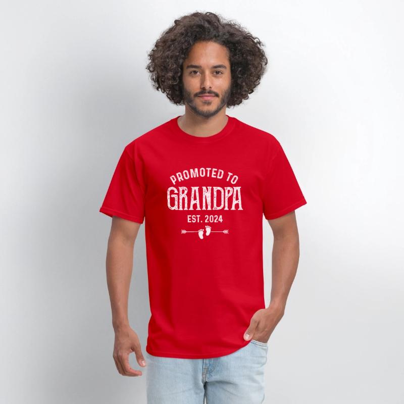 Promoted To Grandpa 2024 shirt