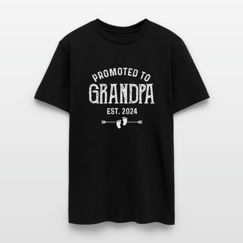 Promoted To Grandpa 2024 shirt
