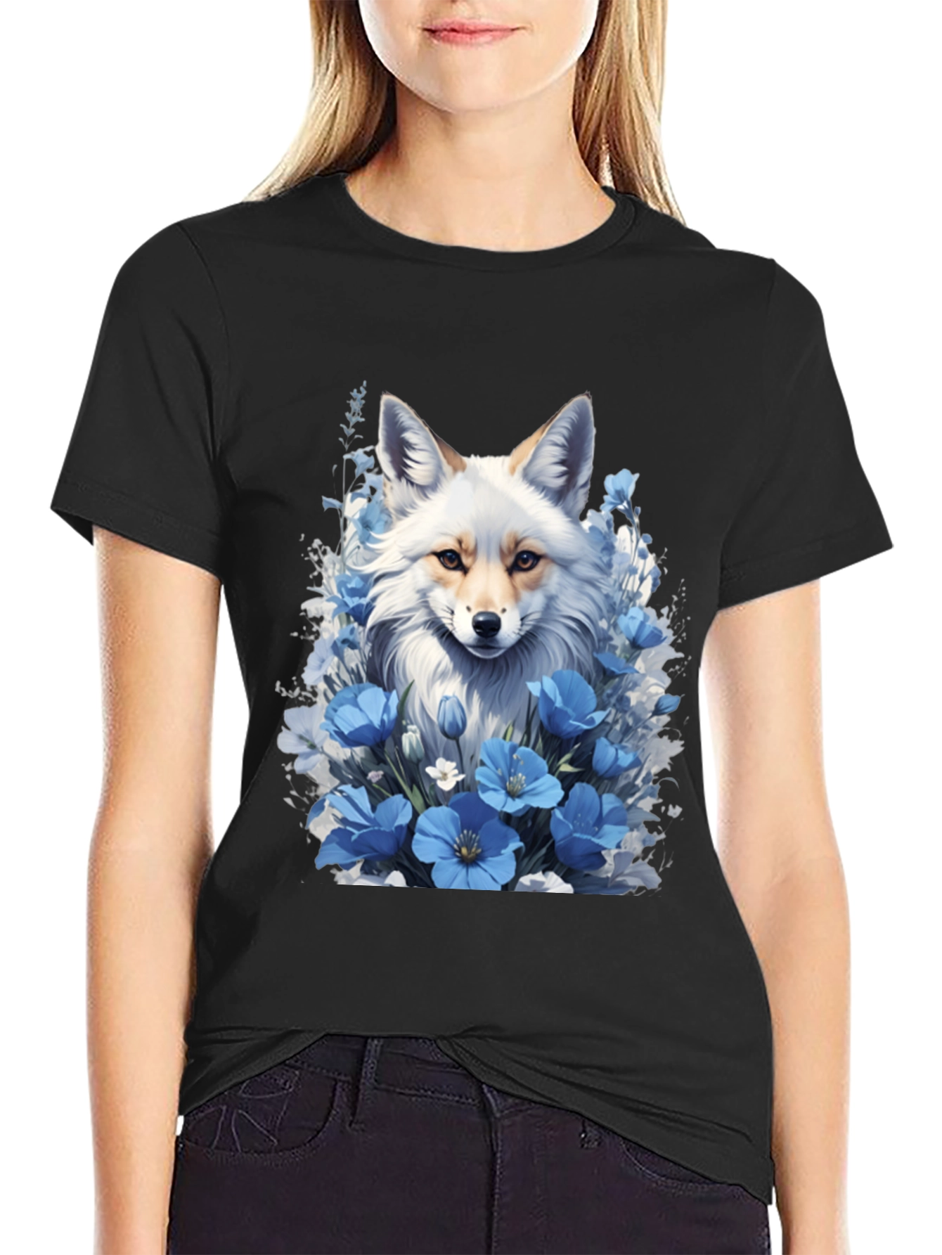 Fox and Floral T-Shirt