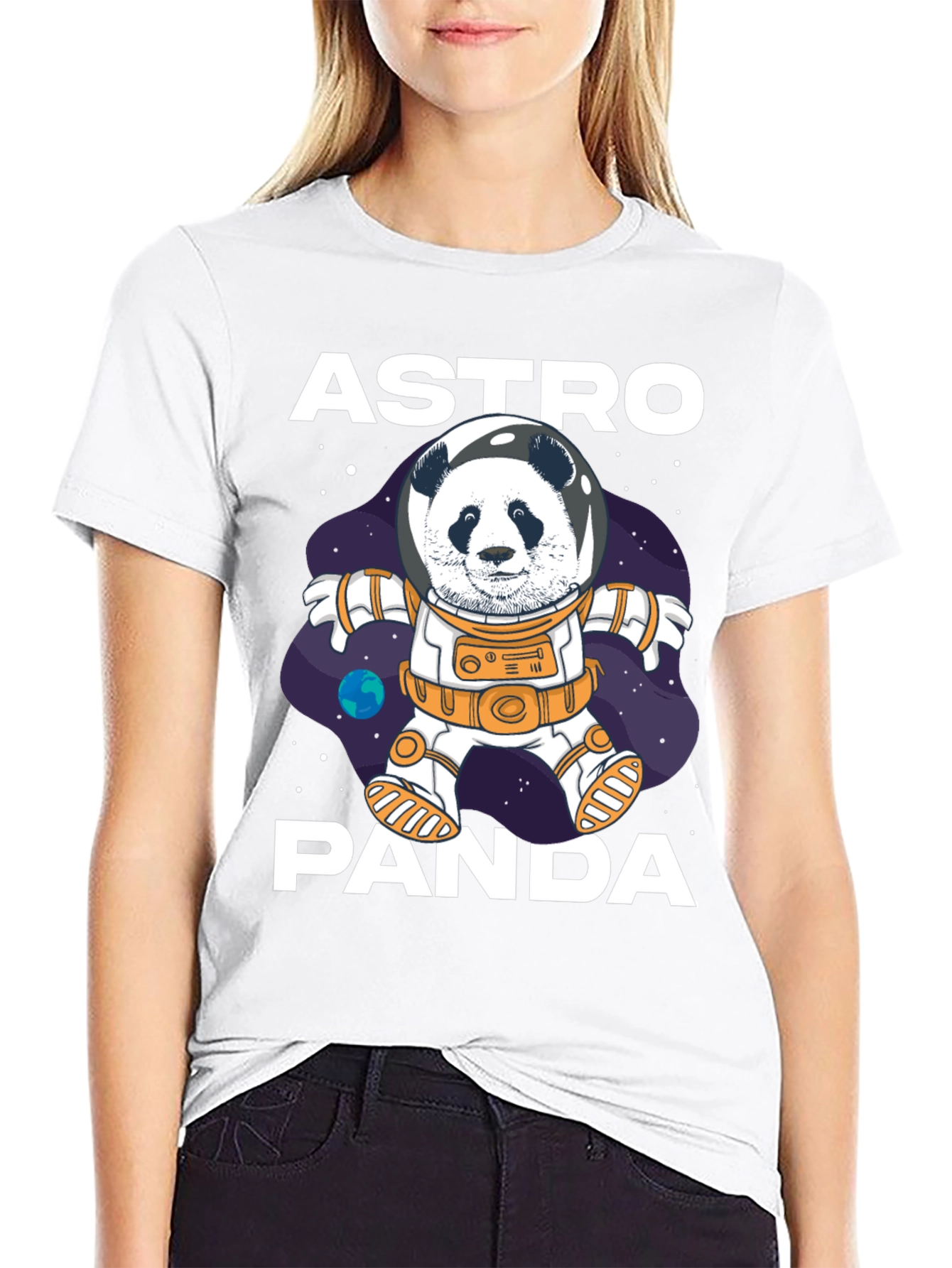 Astro Panda Graphic Tee - Space Adventure