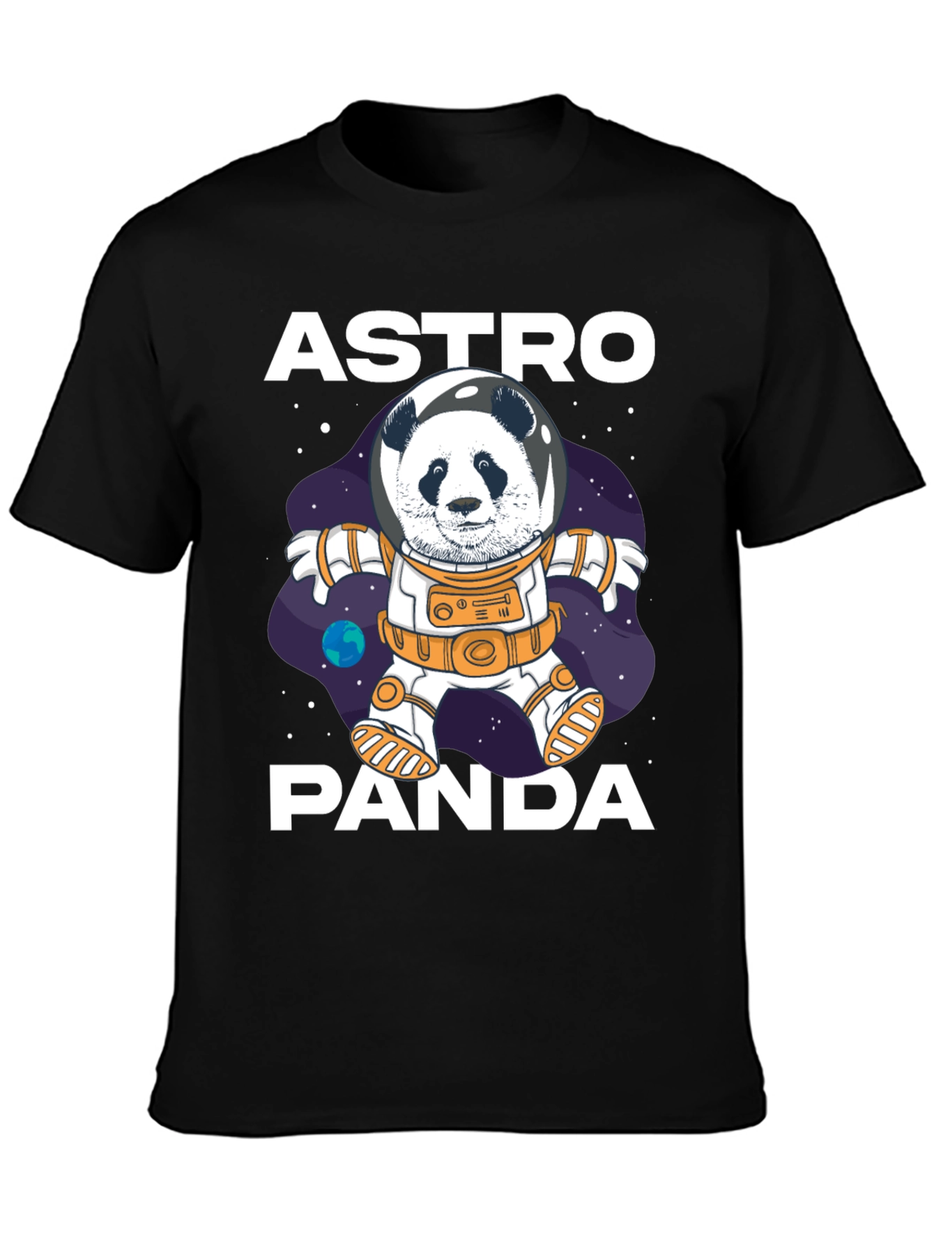 Astro Panda Graphic Tee - Space Adventure