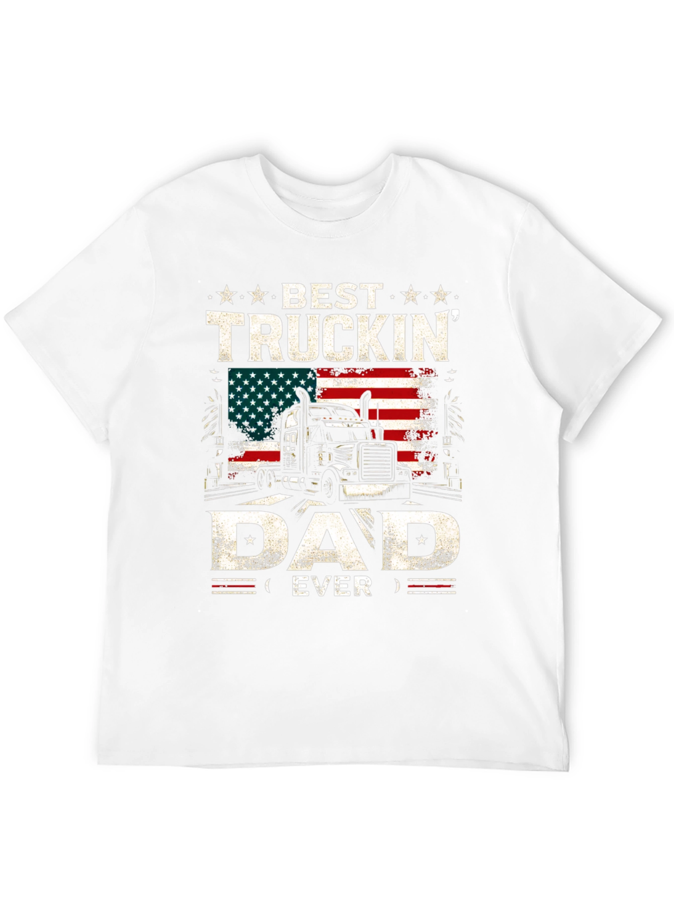 Best Truckin Dad Ever T-Shirt