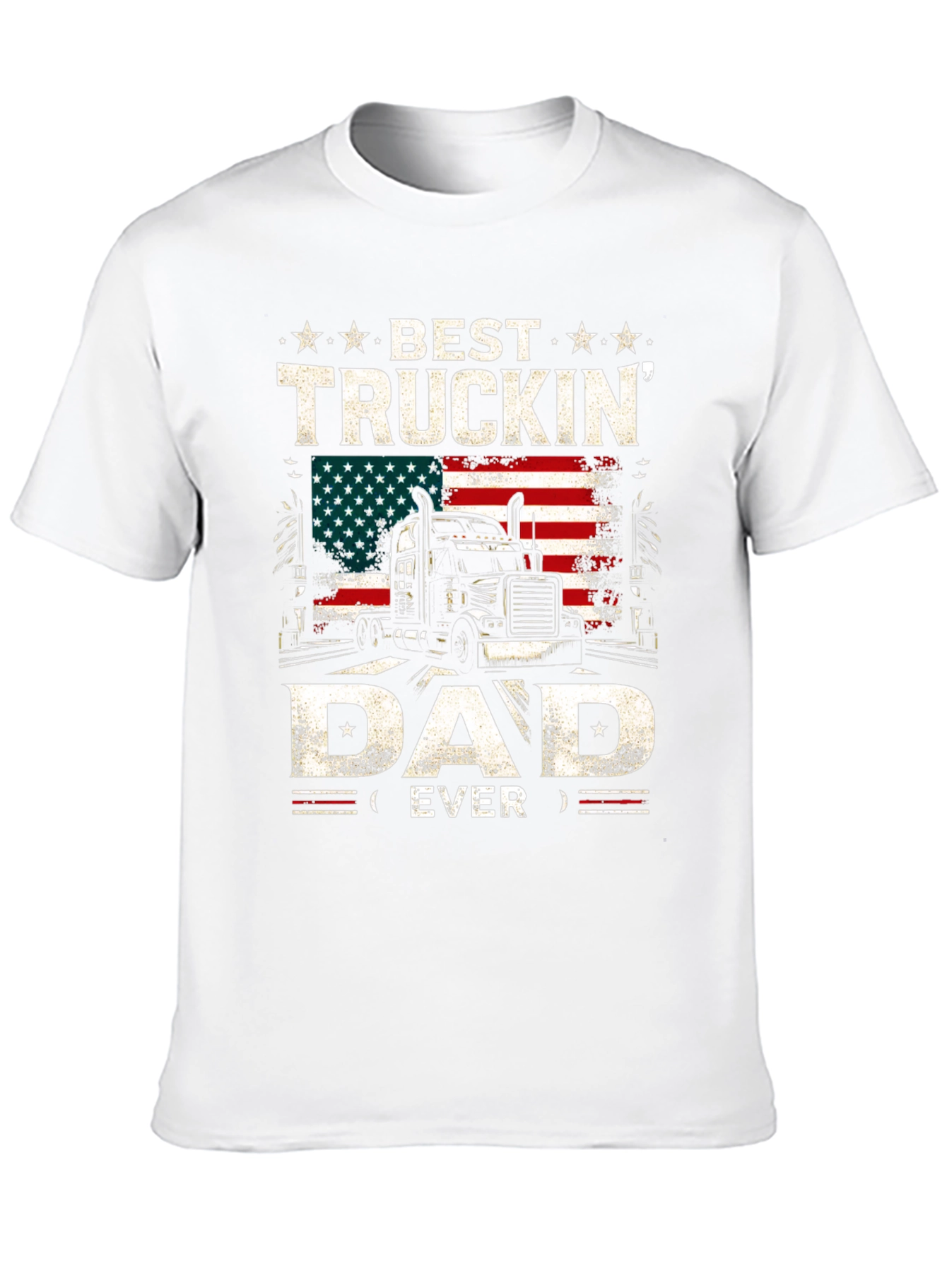 Best Truckin Dad Ever T-Shirt