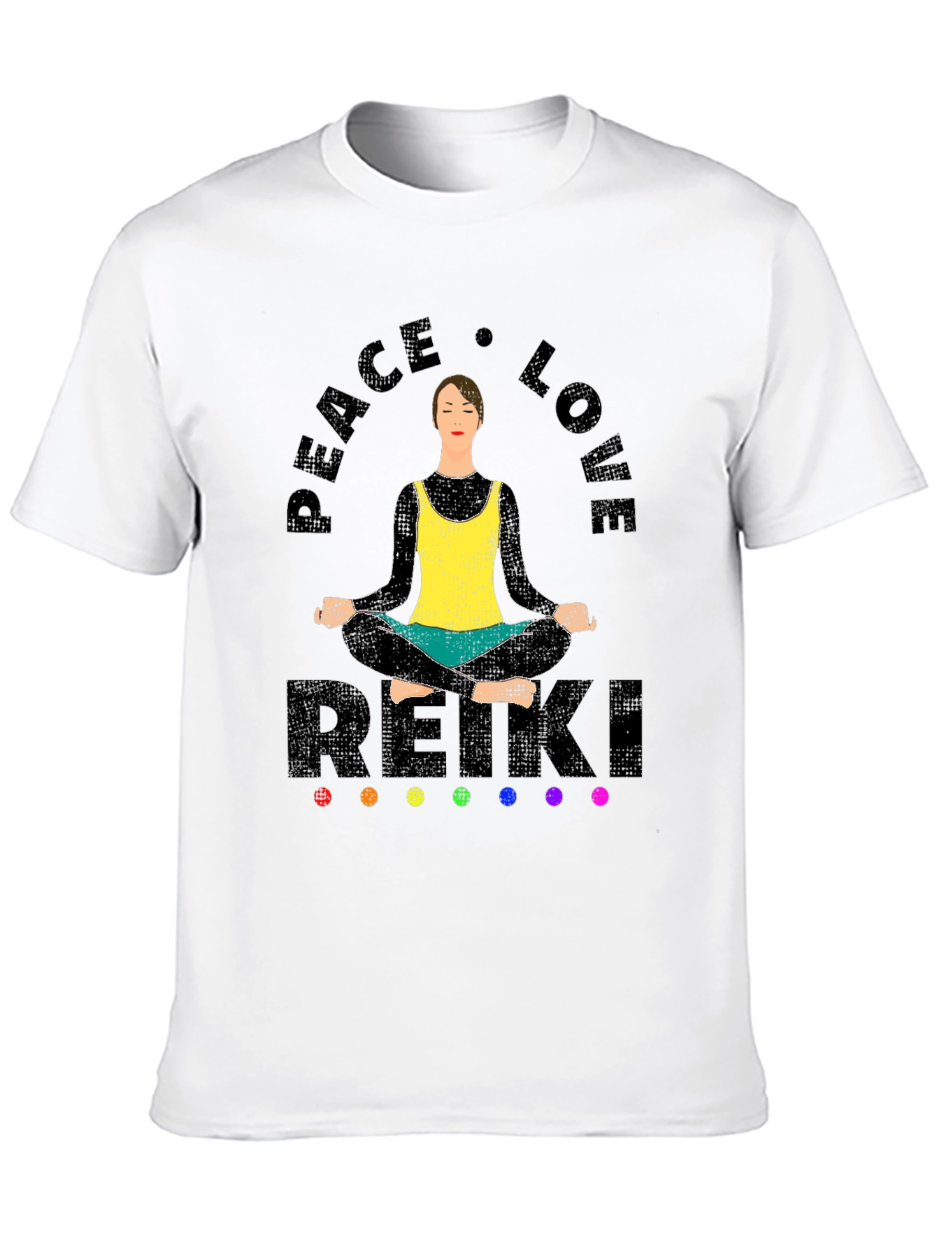 Peace Love Reiki T-Shirt - Spiritual Meditation Tee