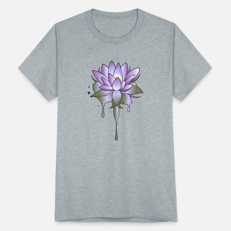 Purple Lotus Flower with Gradient