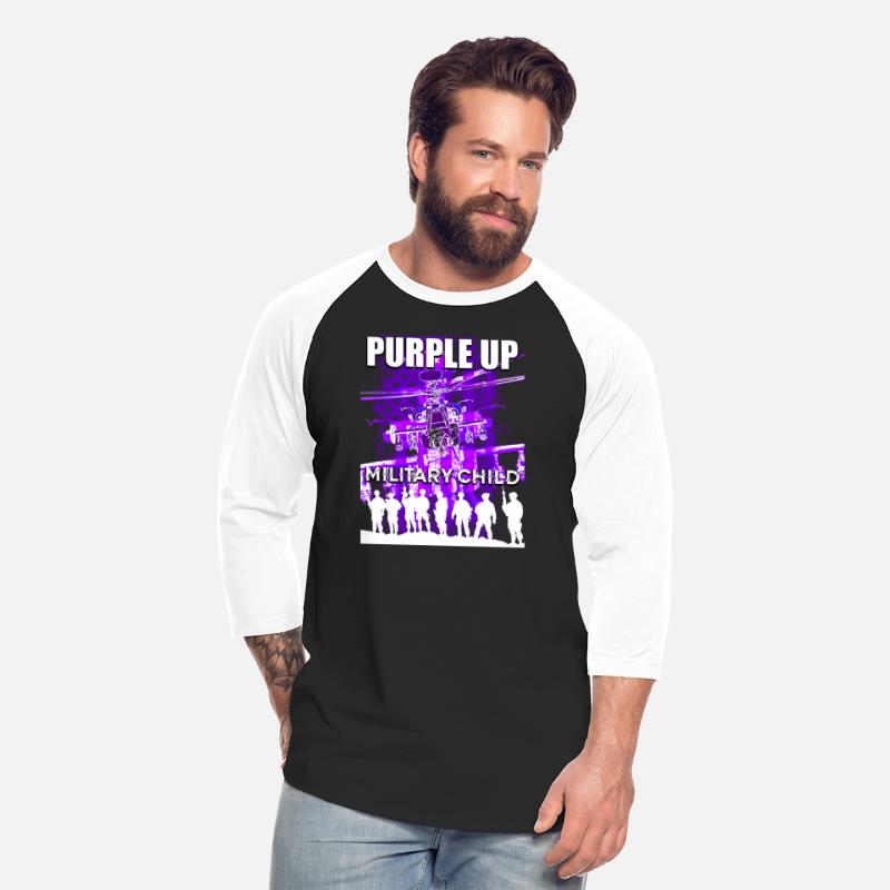 Purple Up Shirts Military Child Kids Army Dad US F