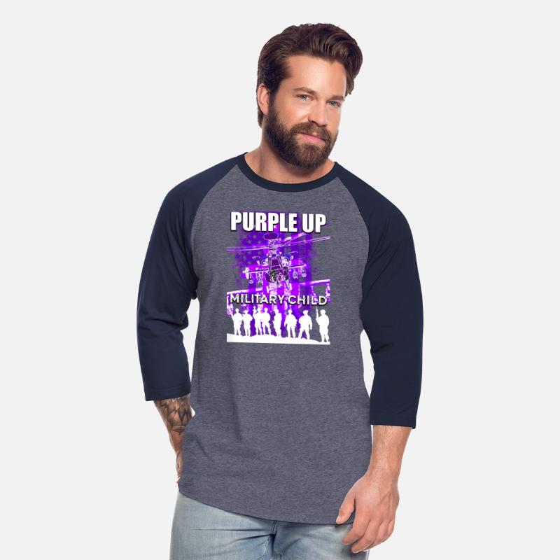 Purple Up Shirts Military Child Kids Army Dad US F