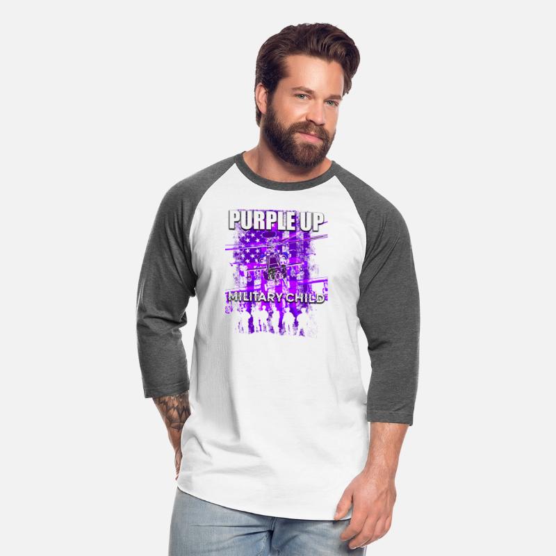 Purple Up Shirts Military Child Kids Army Dad US F