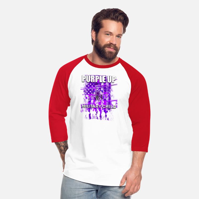 Purple Up Shirts Military Child Kids Army Dad US F