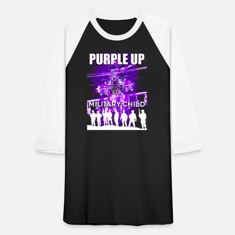 Purple Up Shirts Military Child Kids Army Dad US F