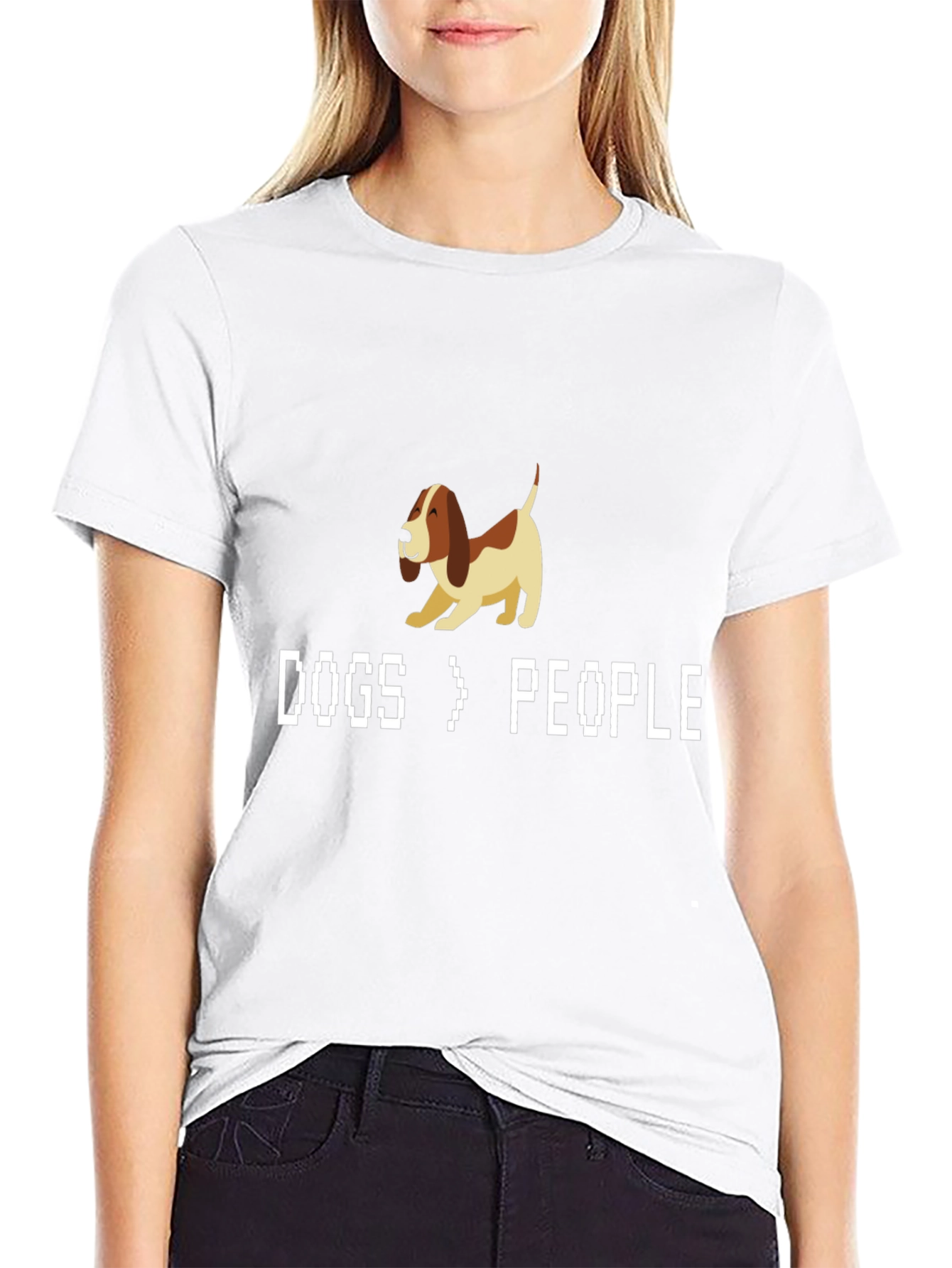Dogs > People T-Shirt - Funny Dog Lover Tee