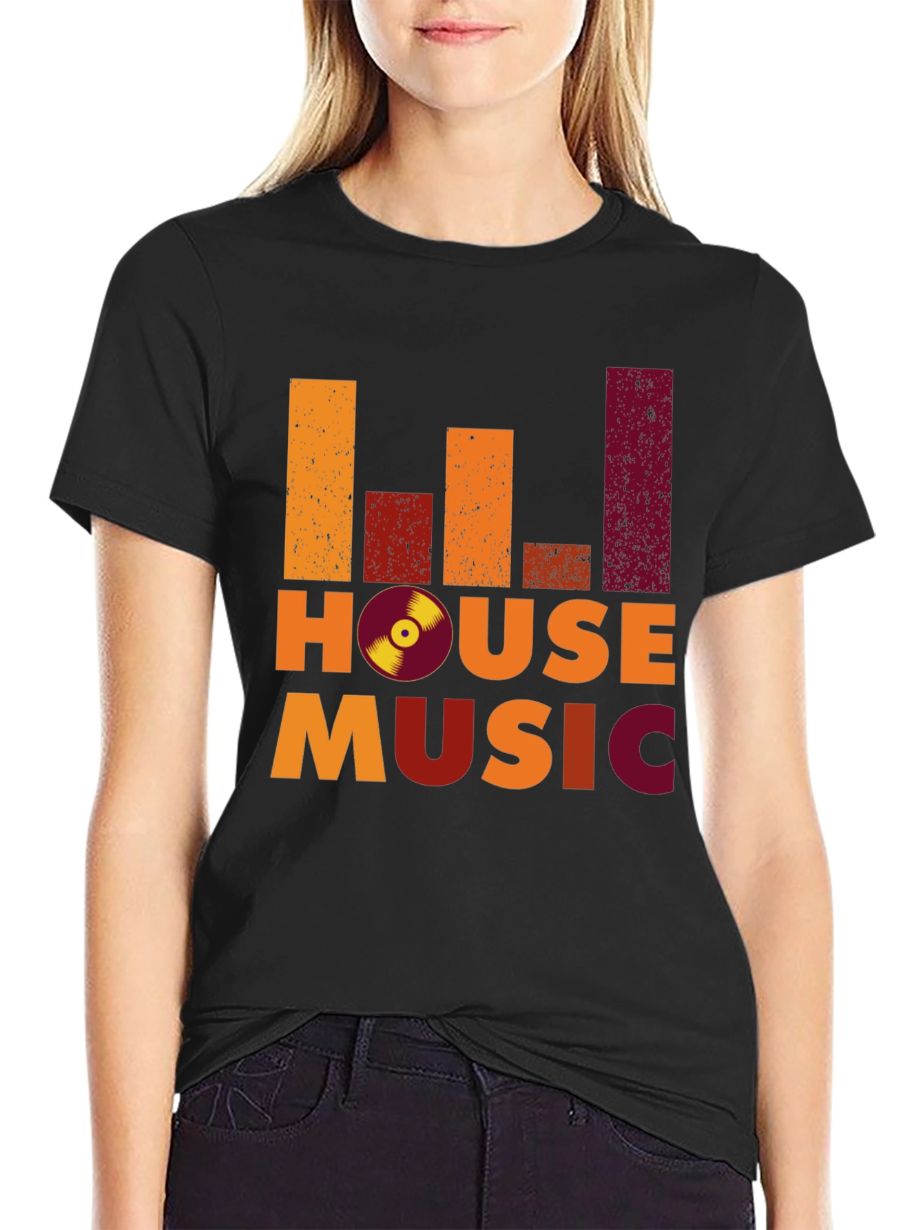 House Music Graphic Tee - DJ Inspired Style