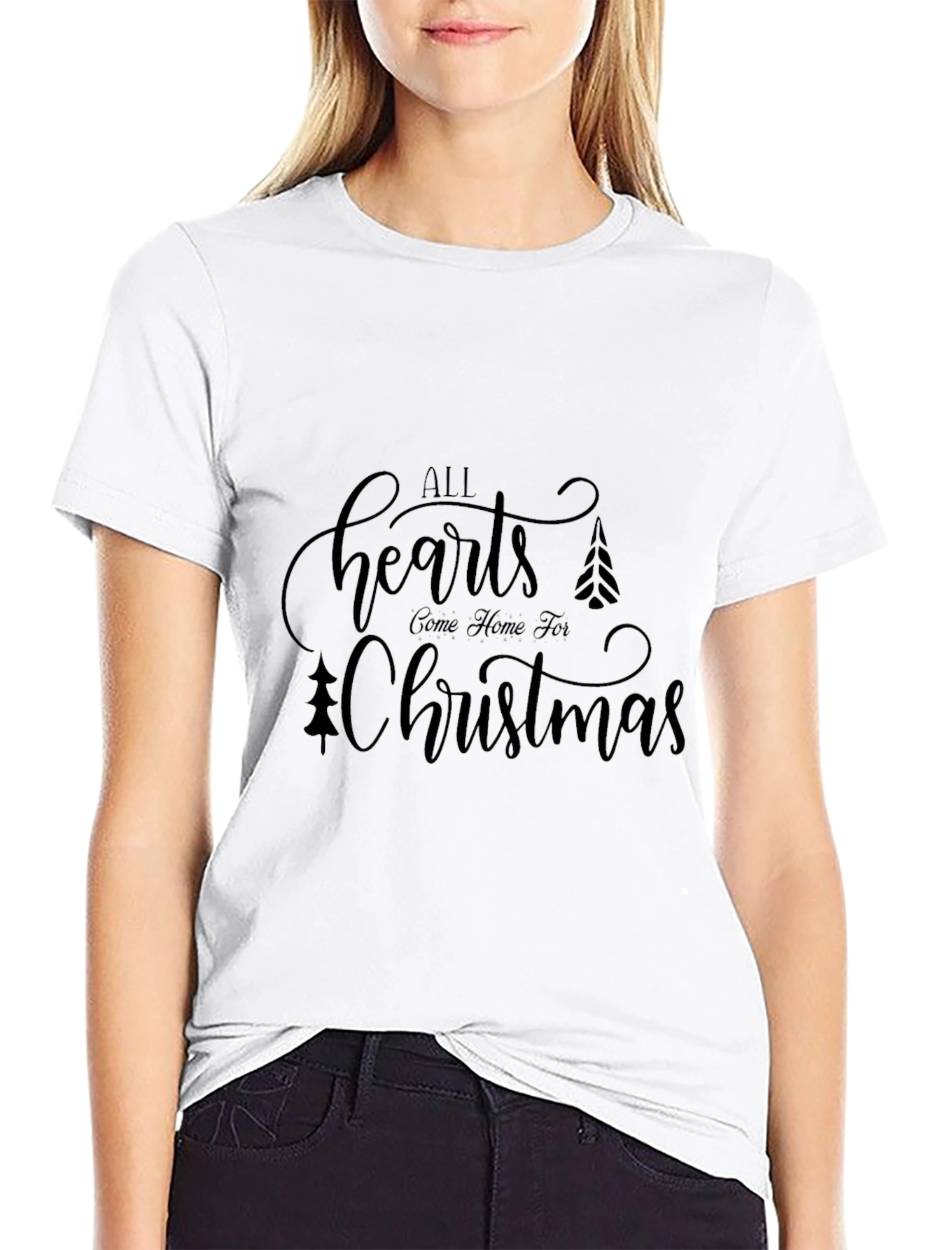 All Hearts Christmas Graphic Tee - Unisex