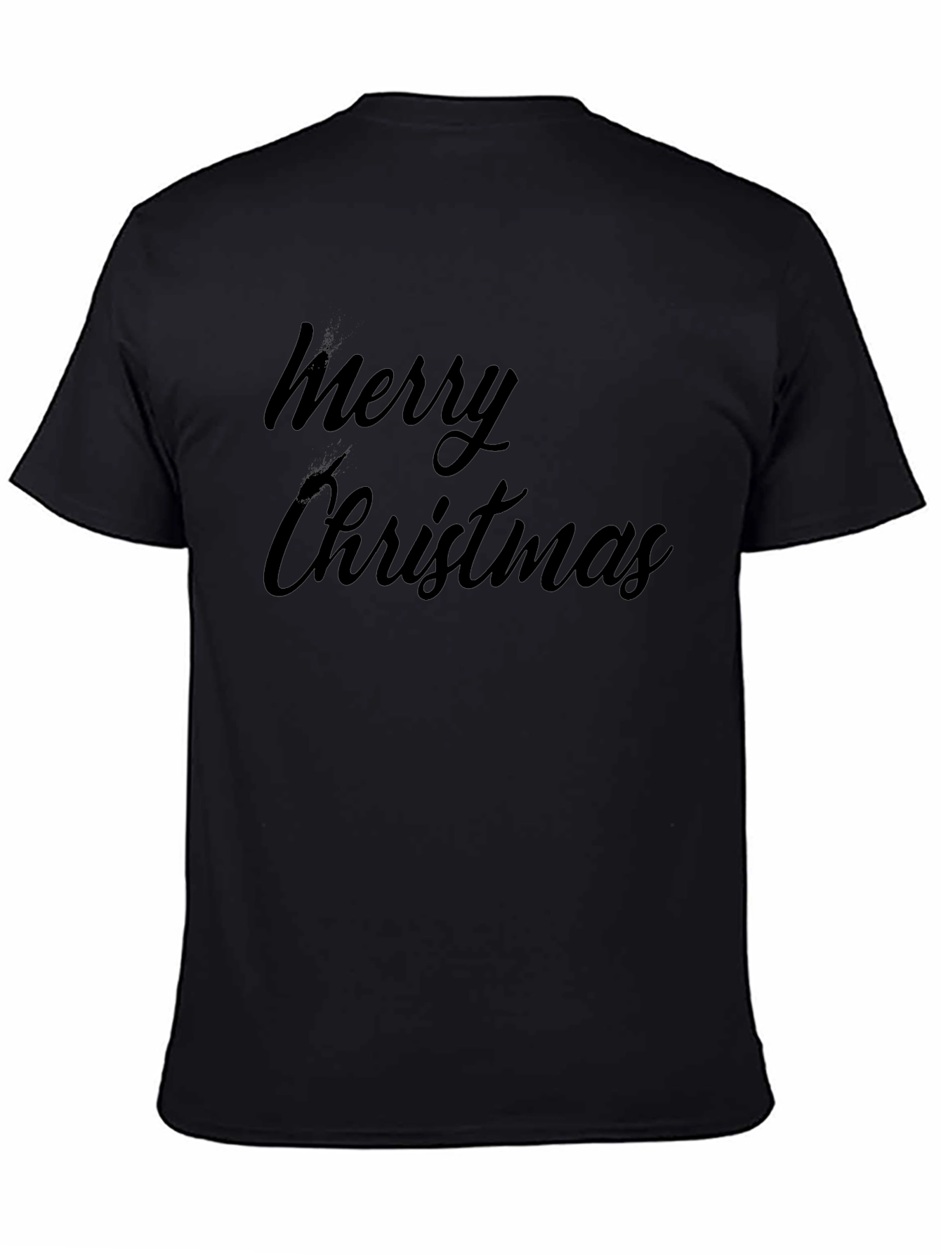 Merry Christmas Black T-Shirt