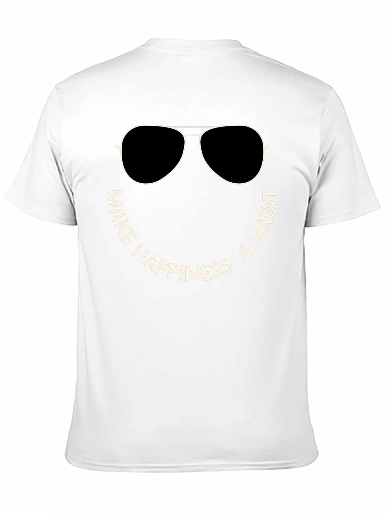 Make Happiness a Habit Crew Neck T-Shirt