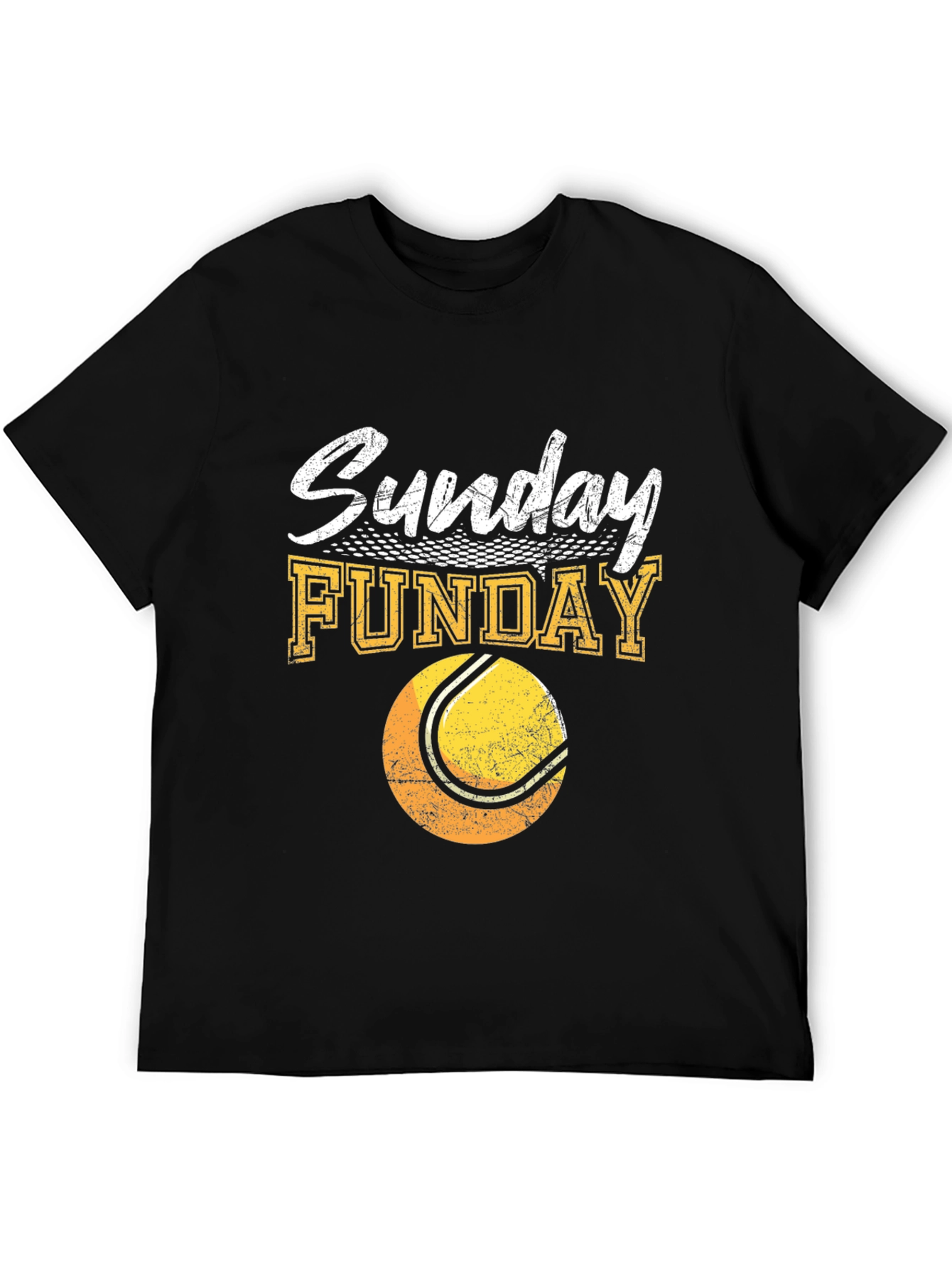 Sunday Funday Tennis Graphic T-Shirt