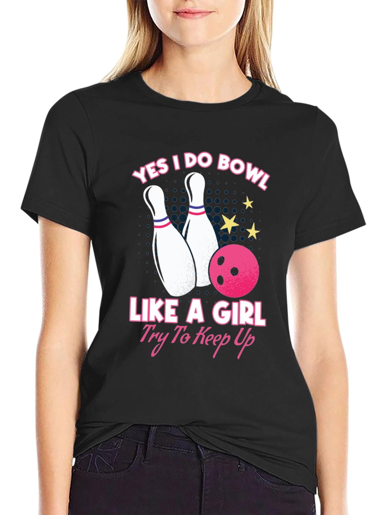 Yes I Do Bowl Like A Girl T-Shirt