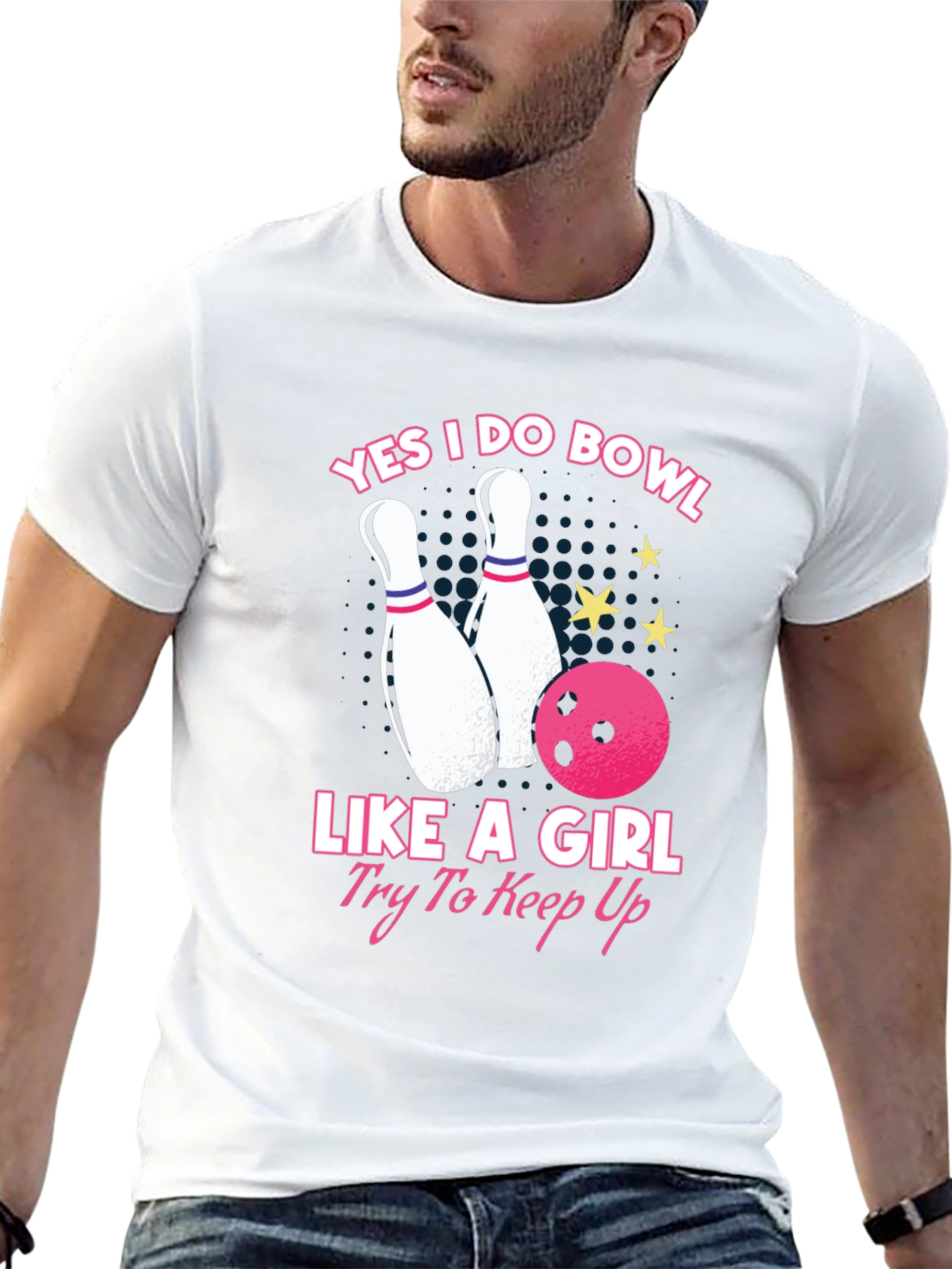 Yes I Do Bowl Like A Girl T-Shirt