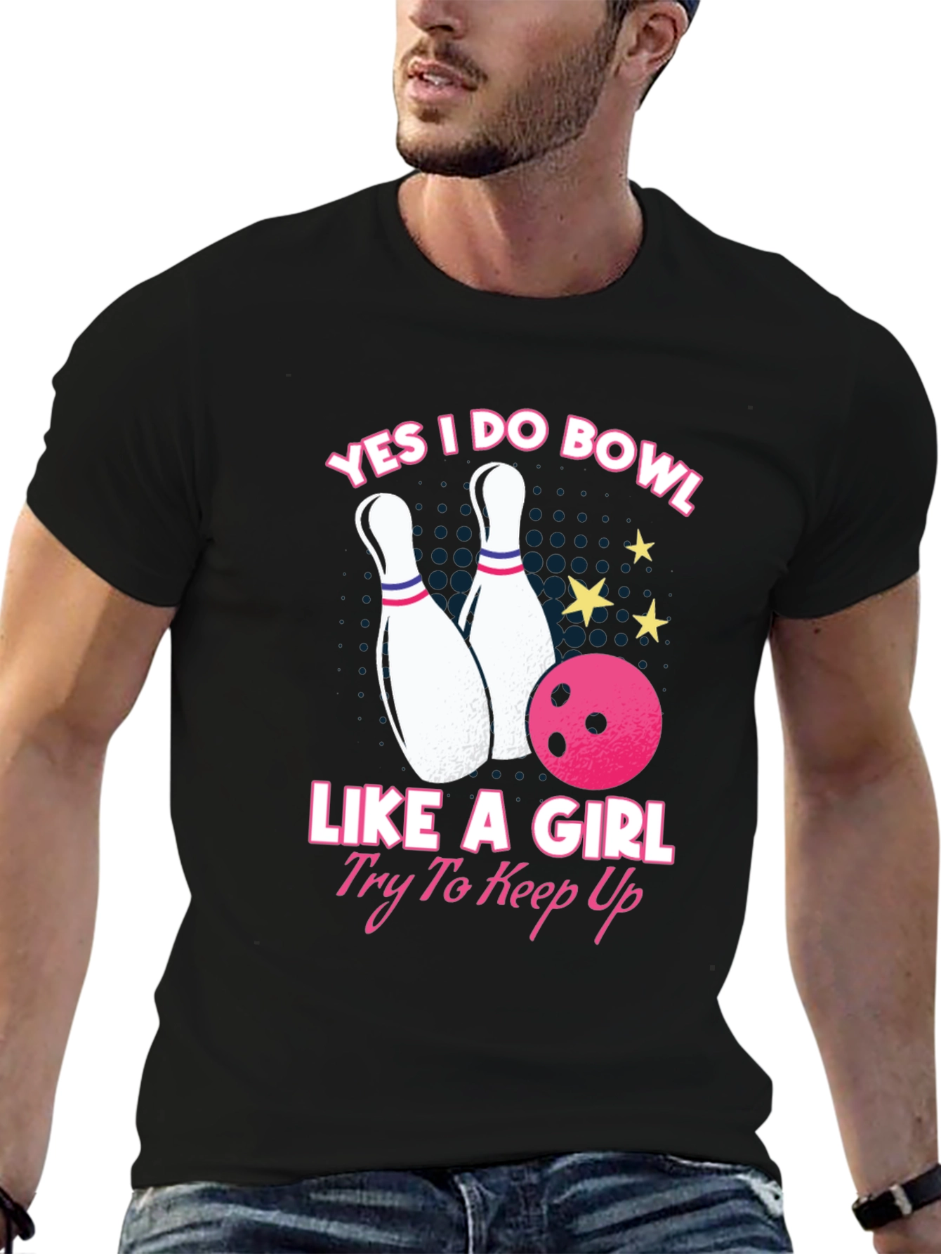Yes I Do Bowl Like A Girl T-Shirt