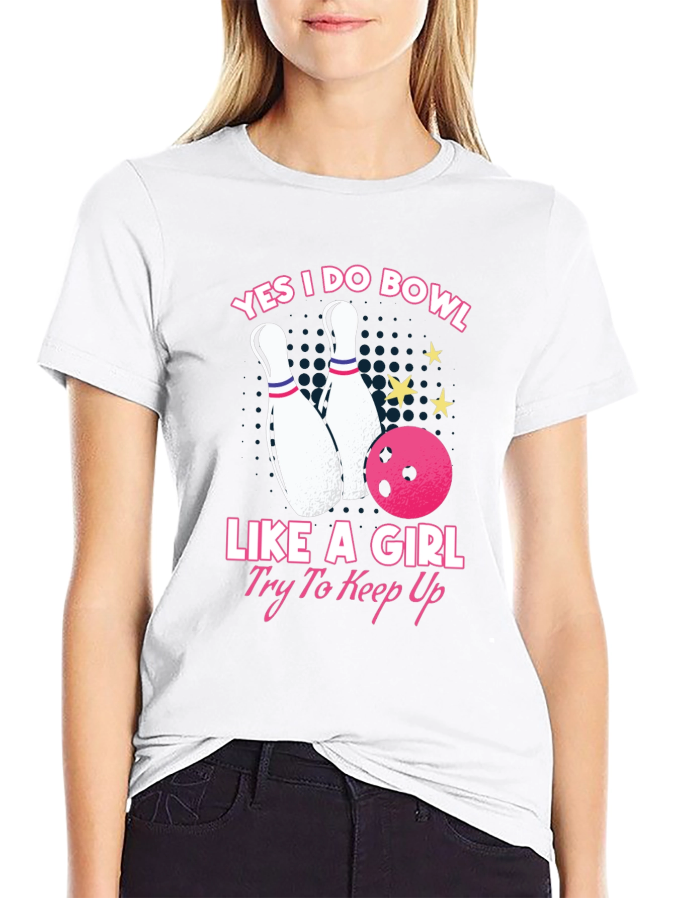 Yes I Do Bowl Like A Girl T-Shirt