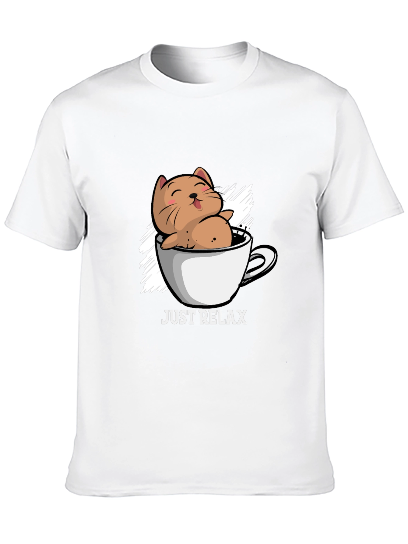 Just Relax Cat Mug T-Shirt