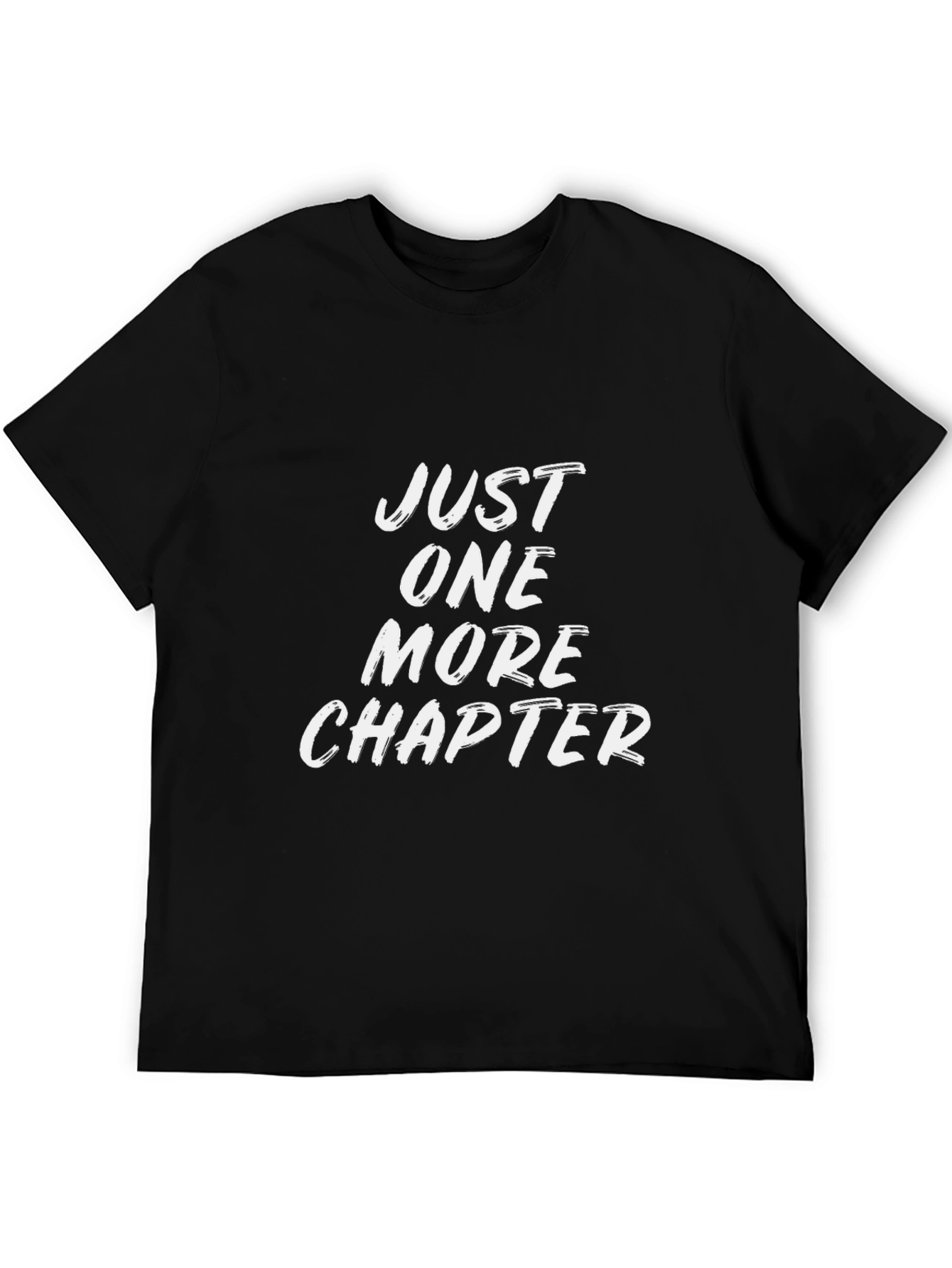 Just One More Chapter Graphic Tee - Black