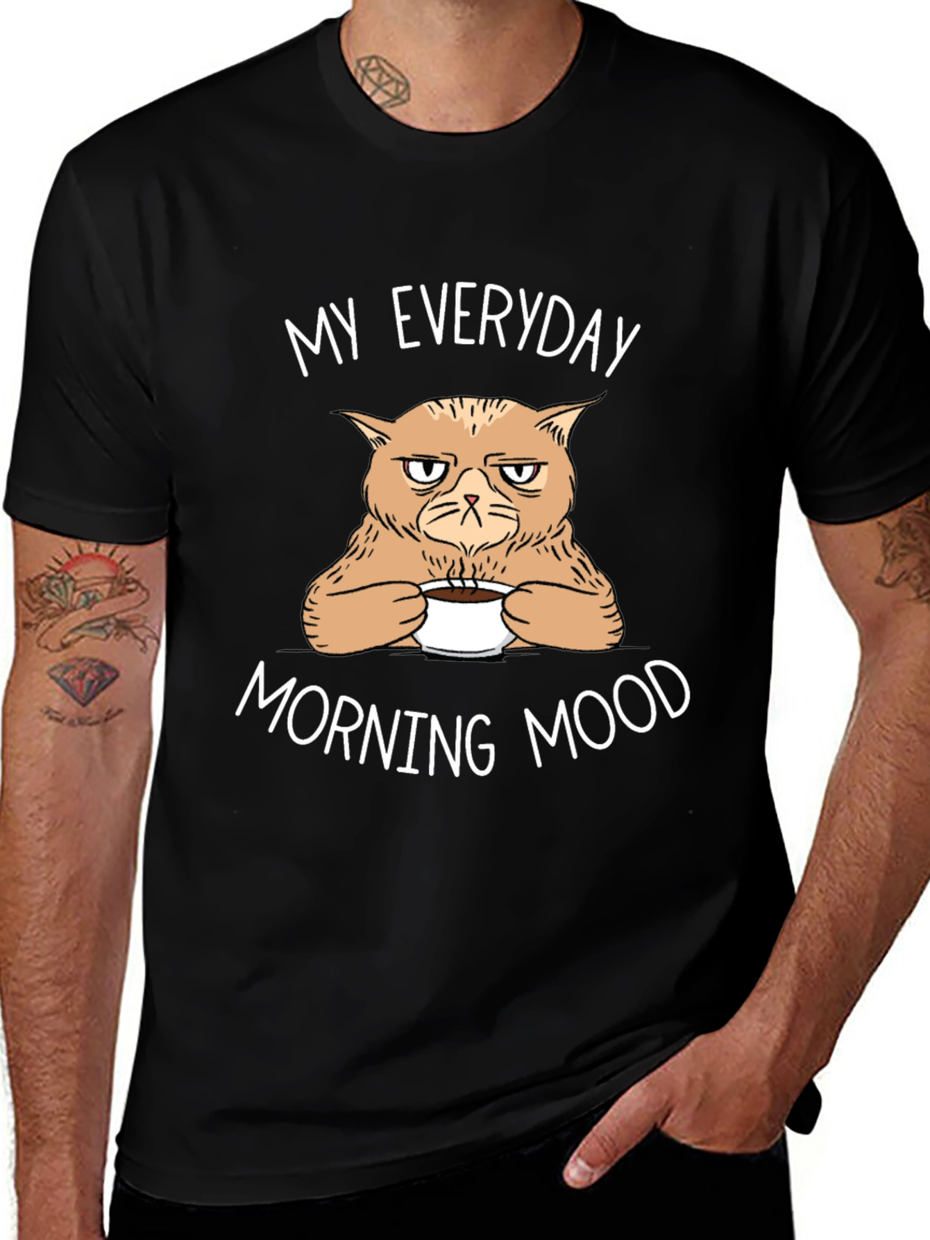 Grumpy Cat Morning Mood Tee