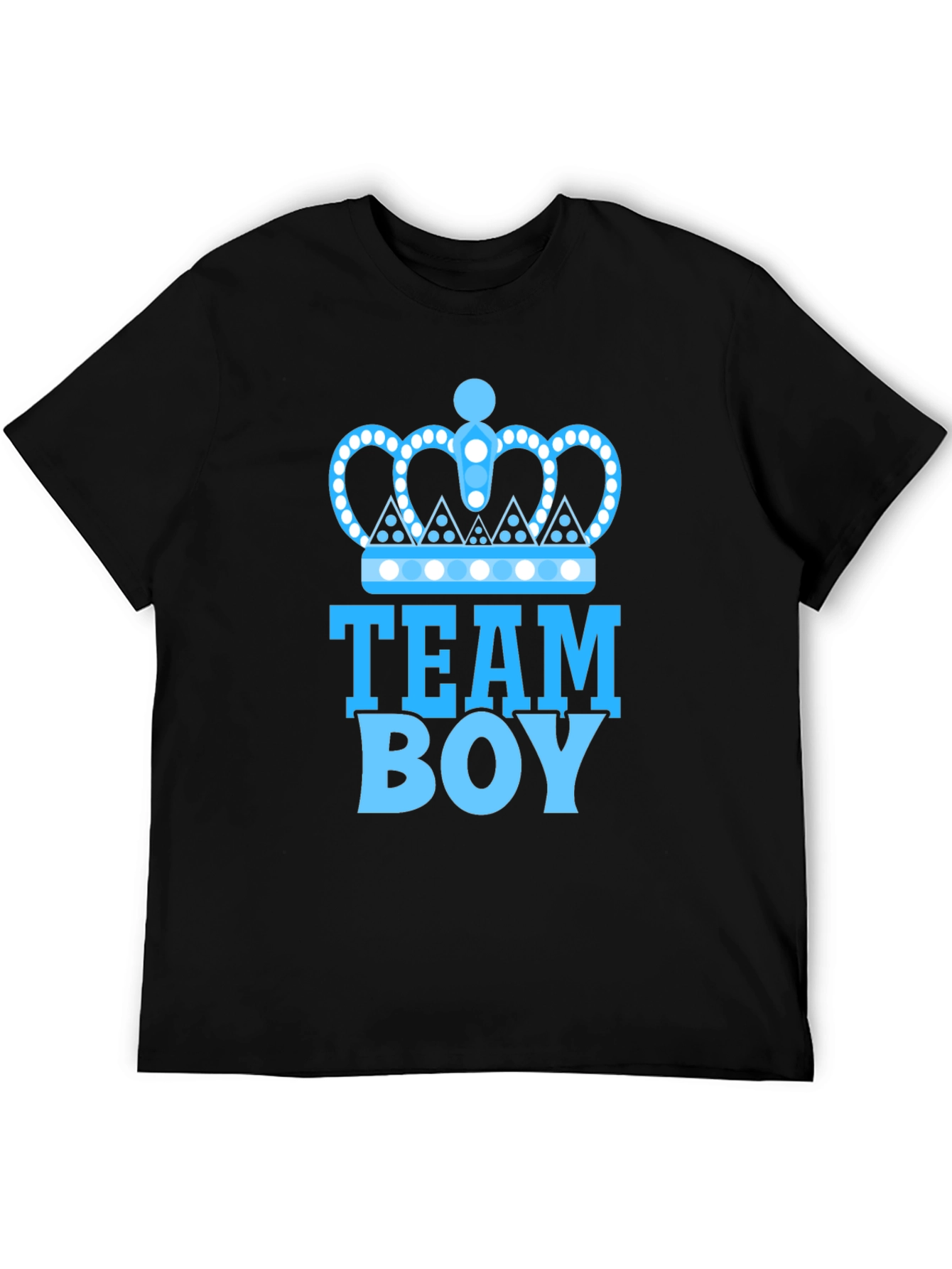 Team Boy Blue Crown Baby Shower T-Shirt