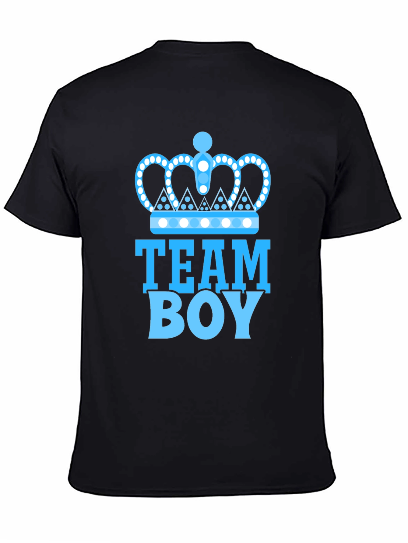 Team Boy Blue Crown Baby Shower T-Shirt