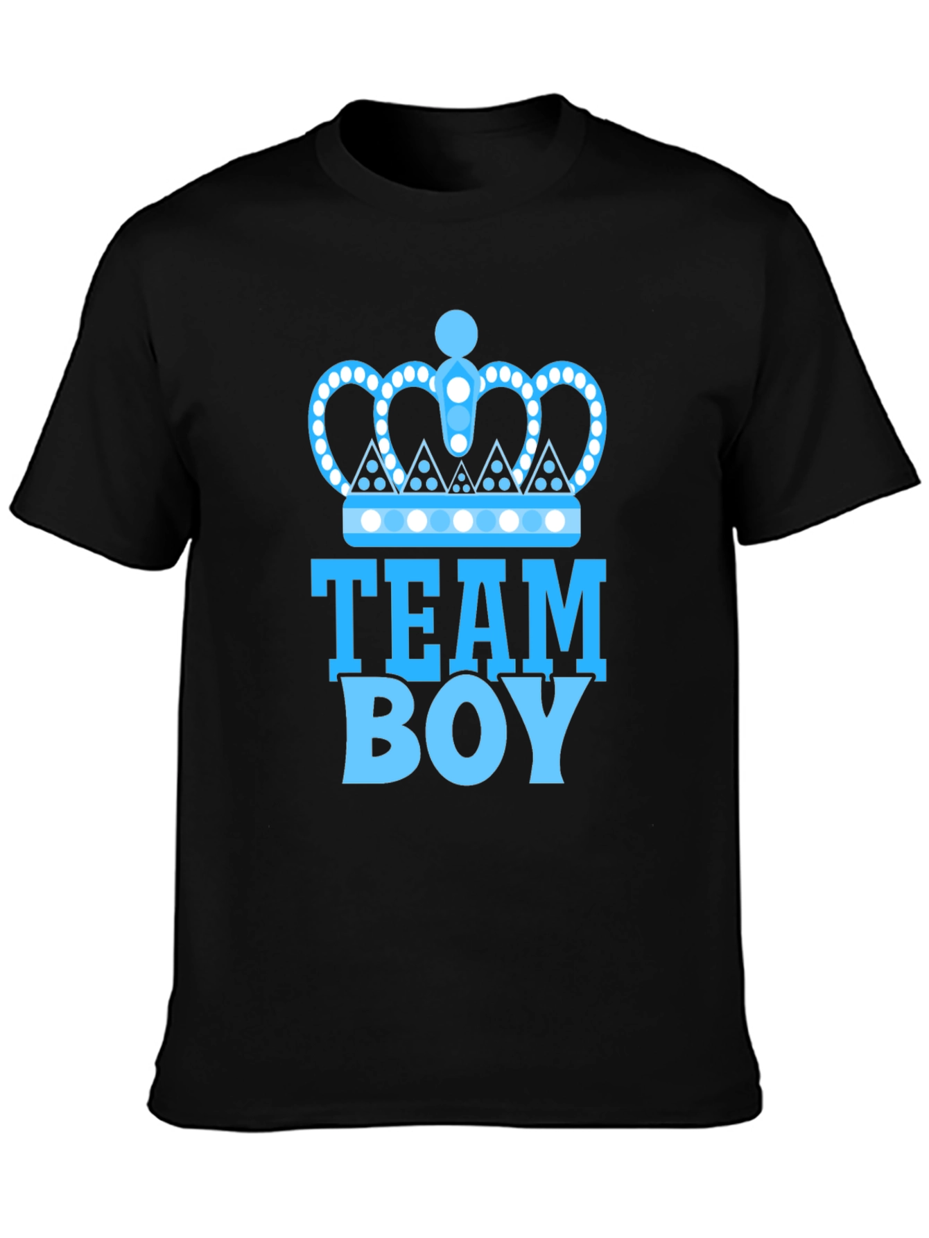 Team Boy Blue Crown Baby Shower T-Shirt