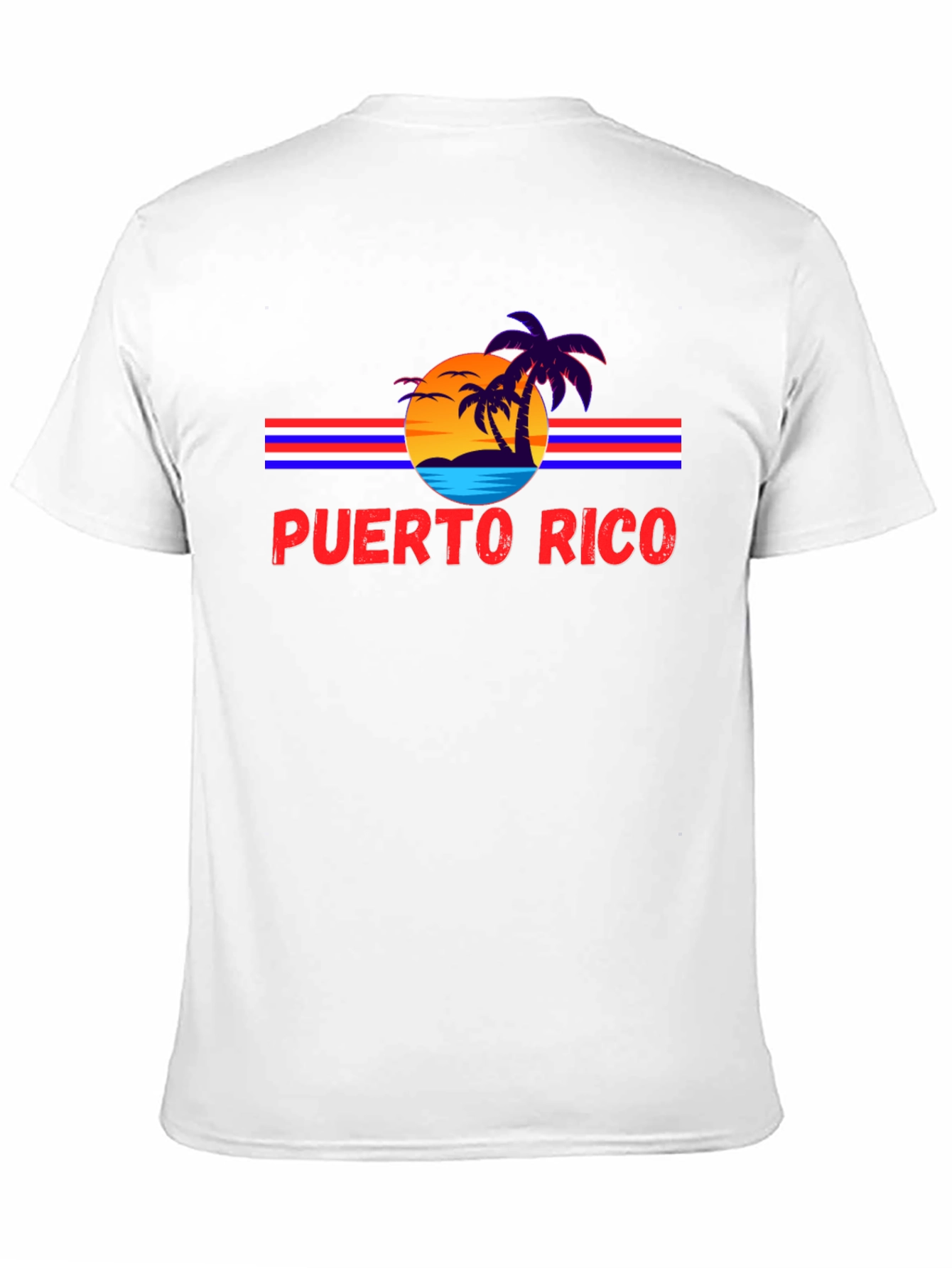 Puerto Rico Retro Sunset T-Shirt