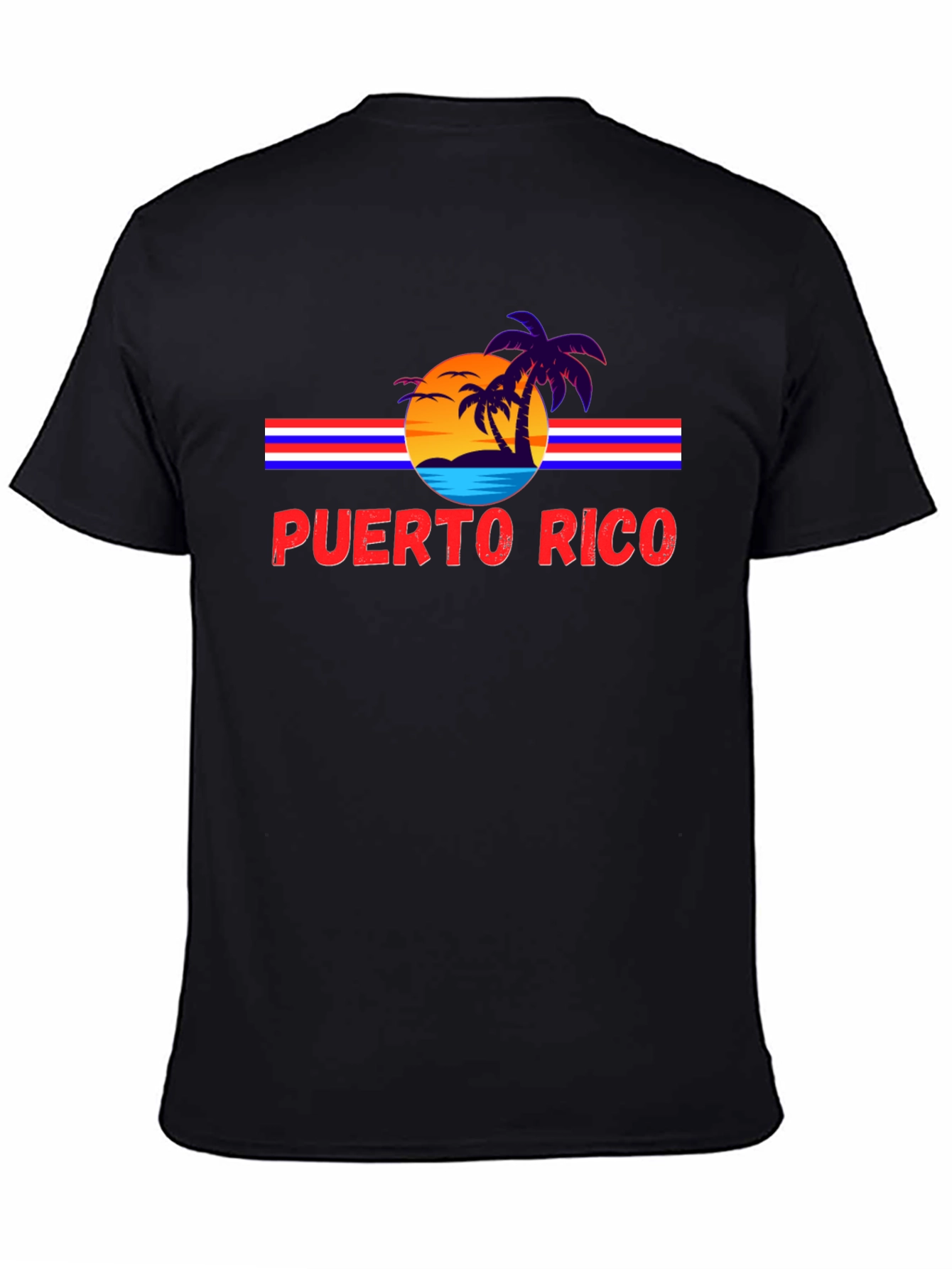 Puerto Rico Retro Sunset T-Shirt