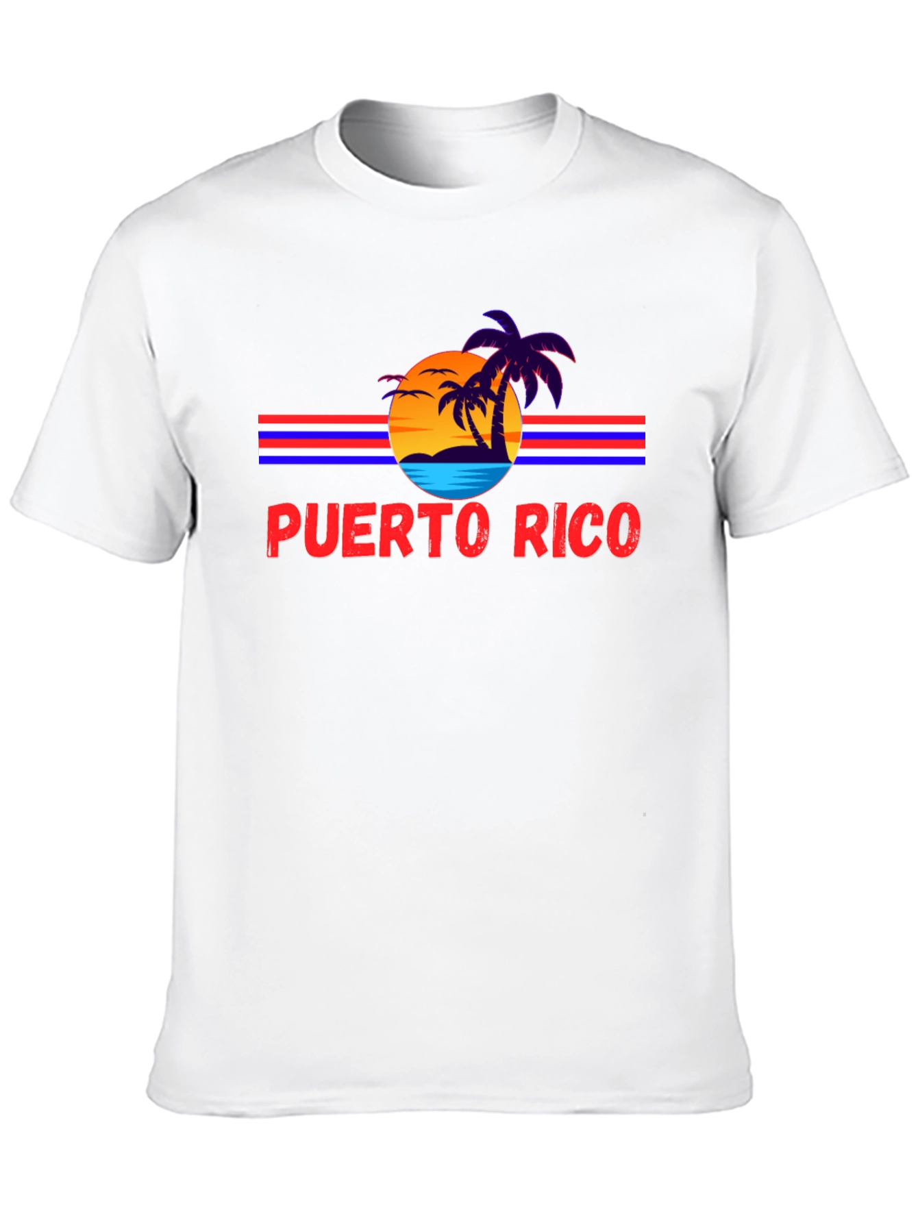 Puerto Rico Retro Sunset T-Shirt