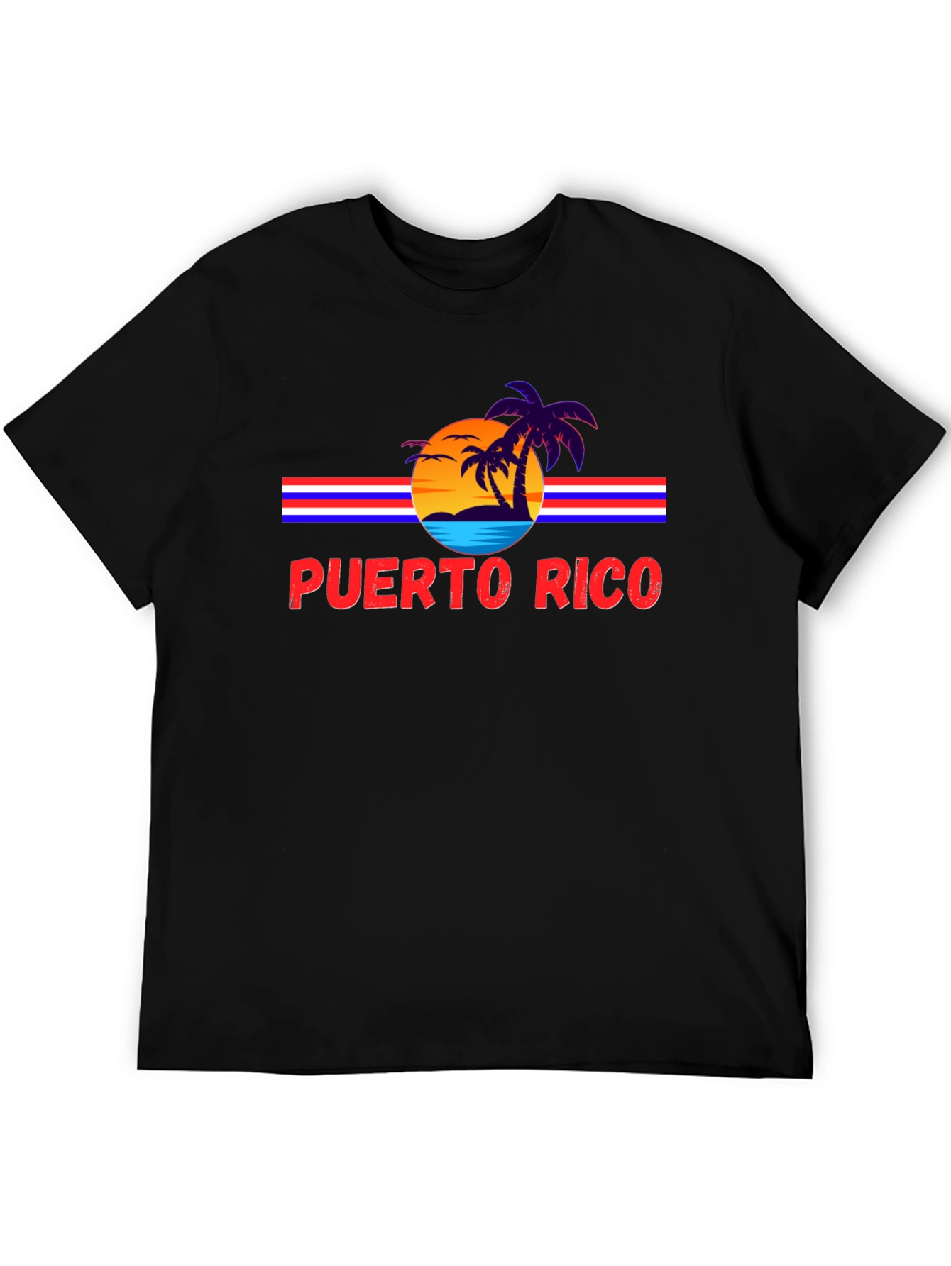 Puerto Rico Retro Sunset T-Shirt