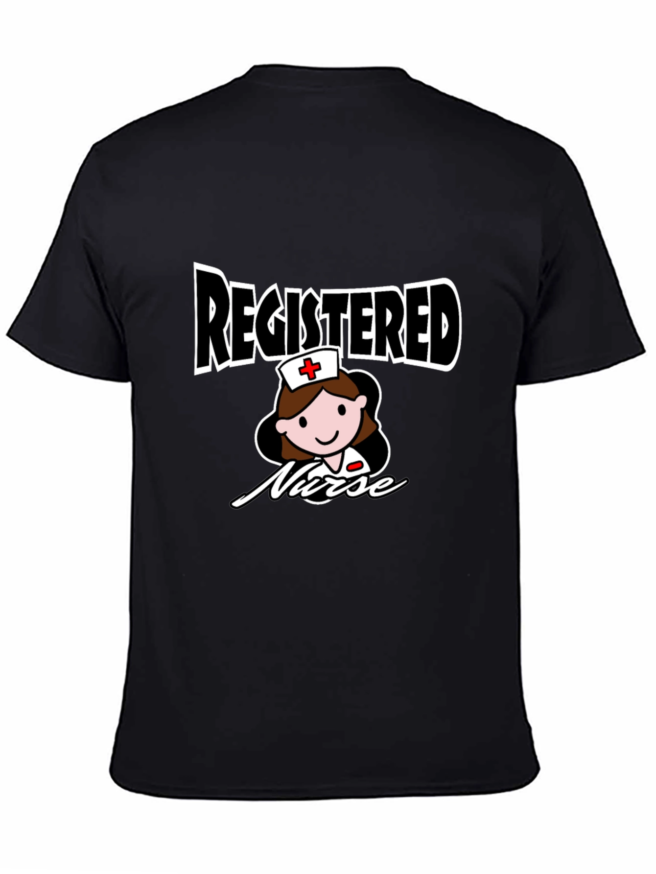 Registered Nurse T-Shirt - Cute Cartoon Design