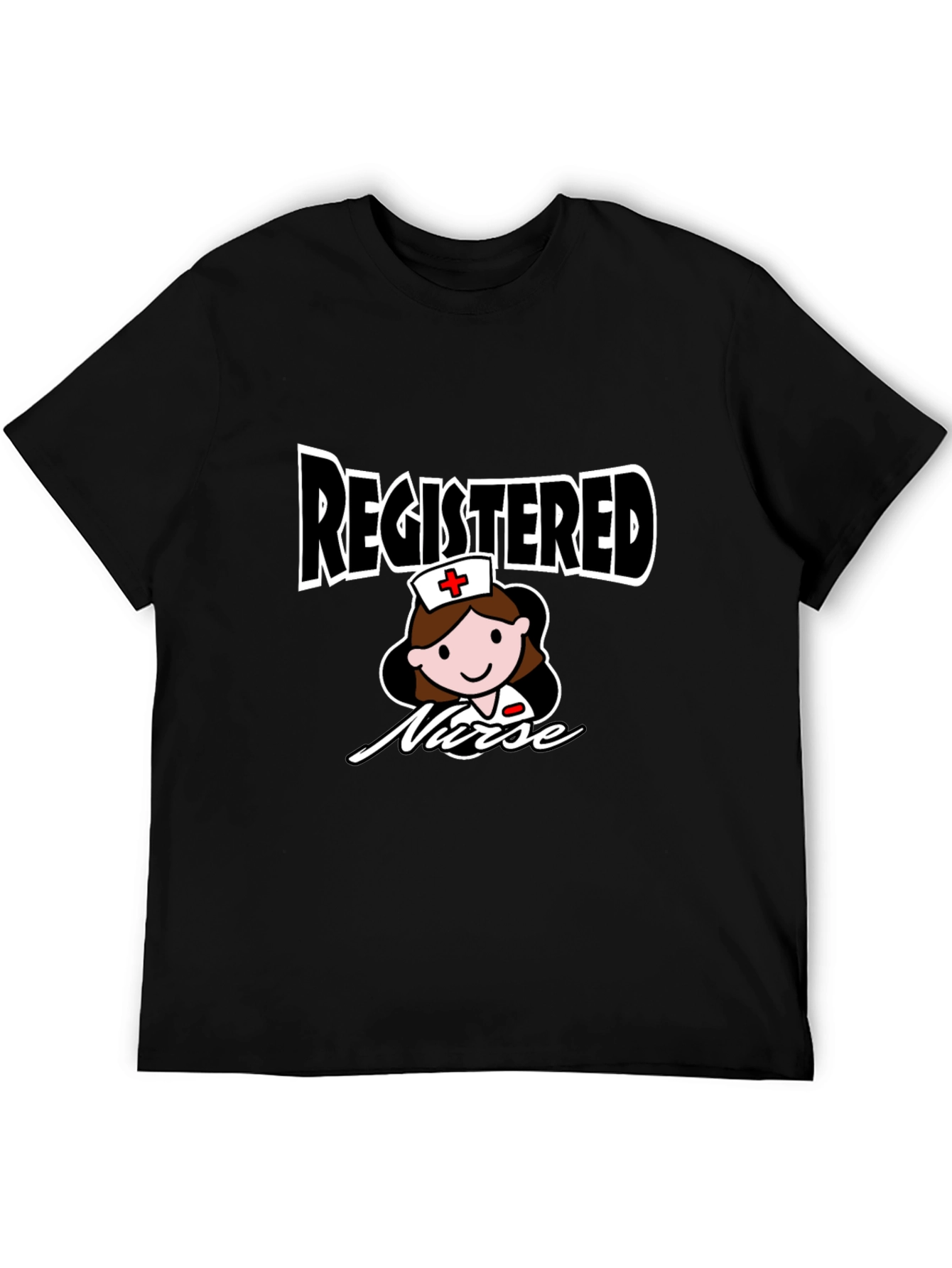 Registered Nurse T-Shirt - Cute Cartoon Design