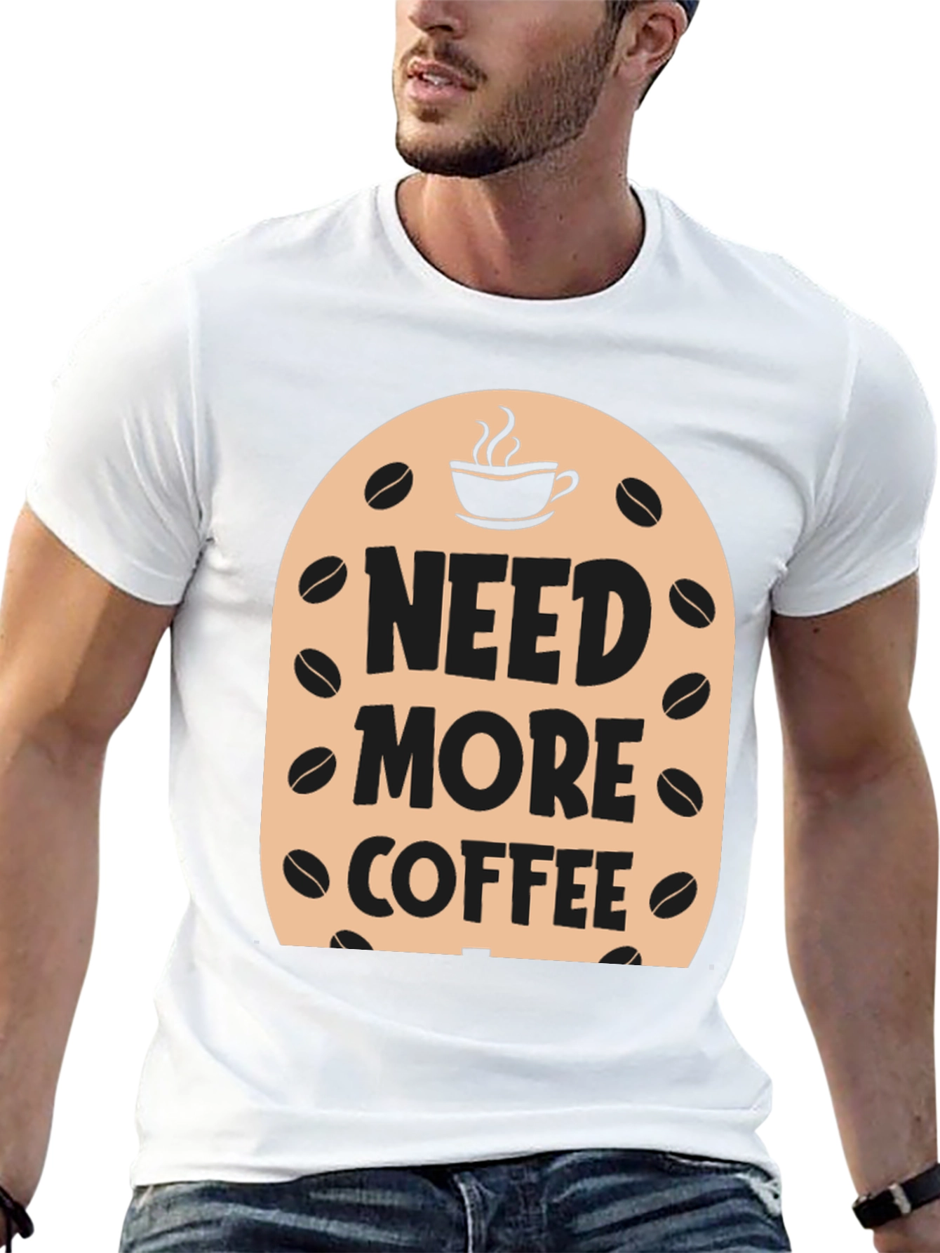 Need More Coffee T-Shirt - Black