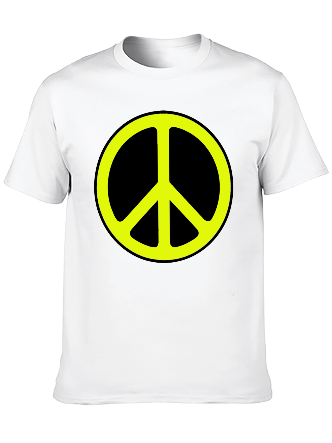 Peace Sign Graphic Tee - Classic Black