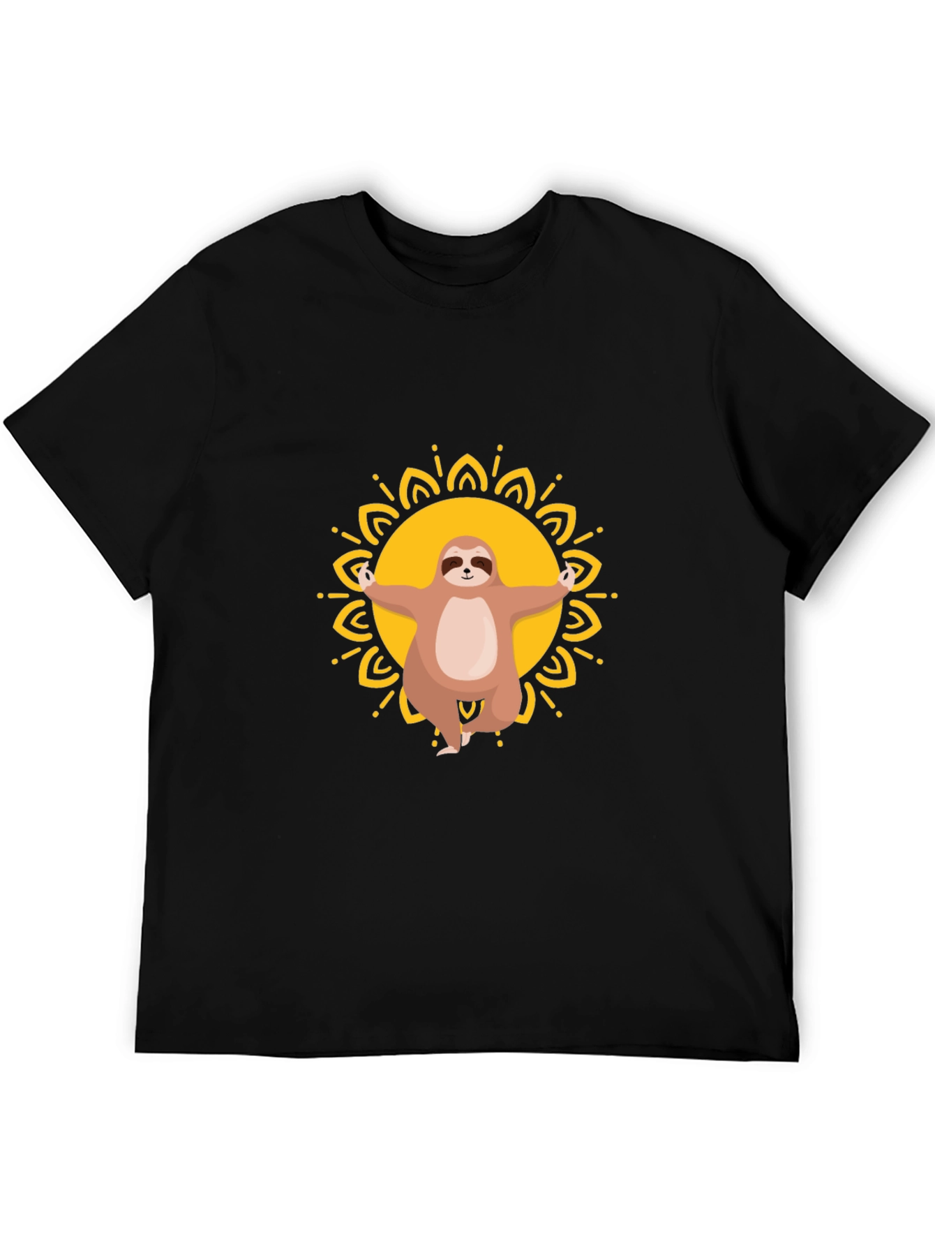 Sloth Yoga Graphic Tee - Meditate in Style!