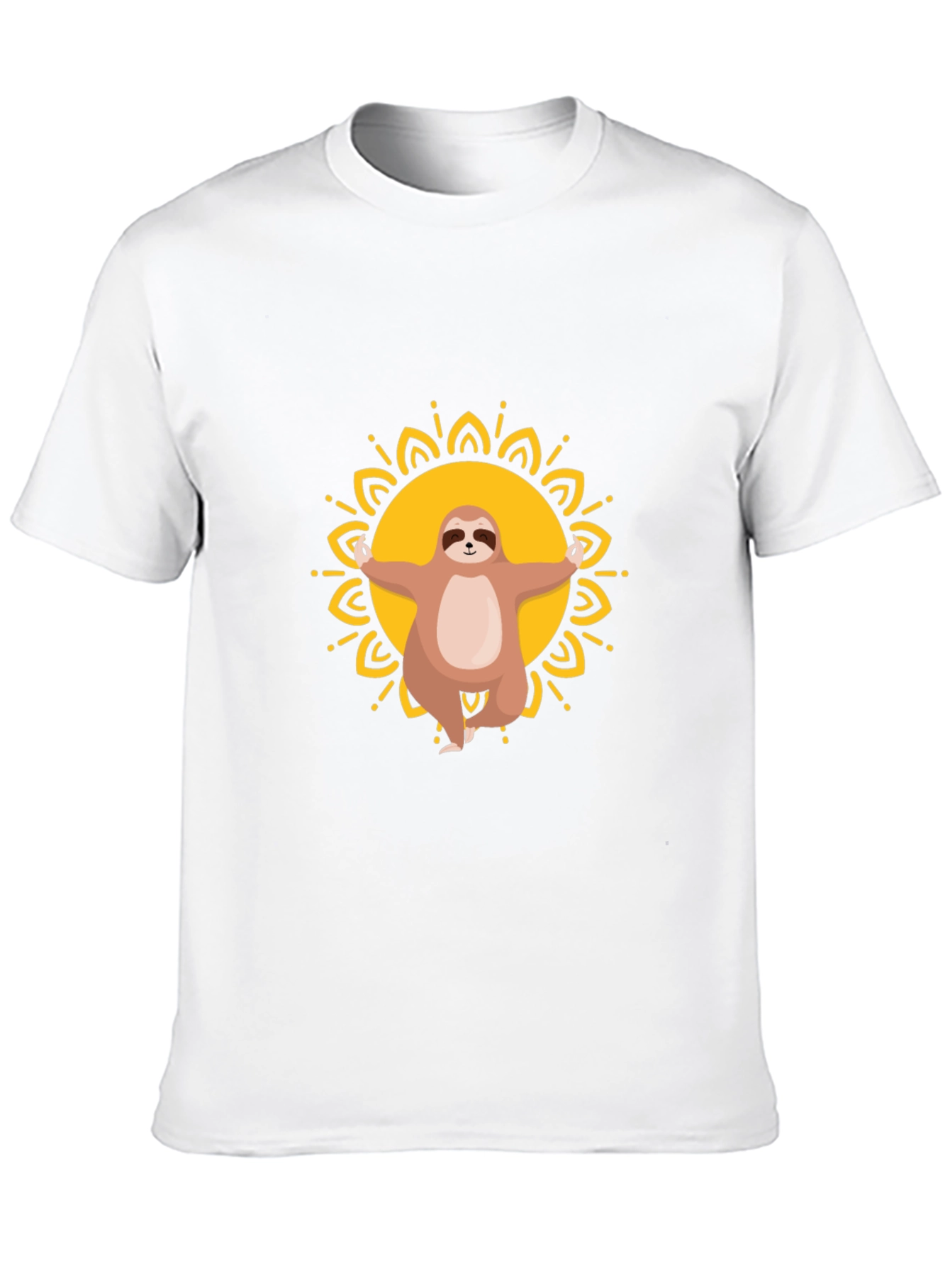 Sloth Yoga Graphic Tee - Meditate in Style!